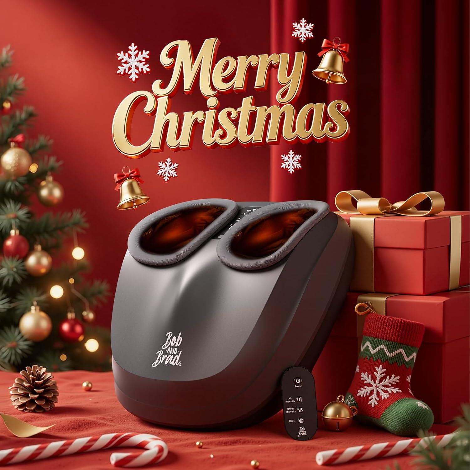 Masajista de Pies Eléctrico BOB Y BRAD con Calor y Control Remoto