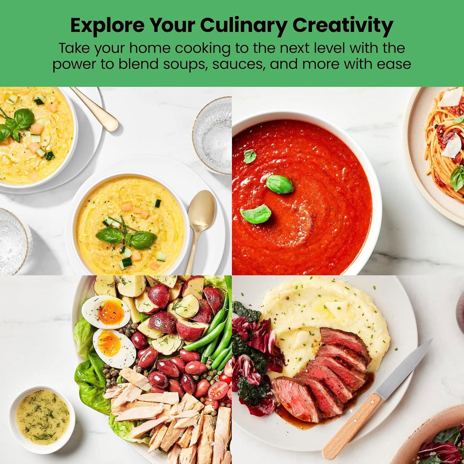 Batidora de Inmersión Sin Cable Chefman RJ19-RS1 1700W