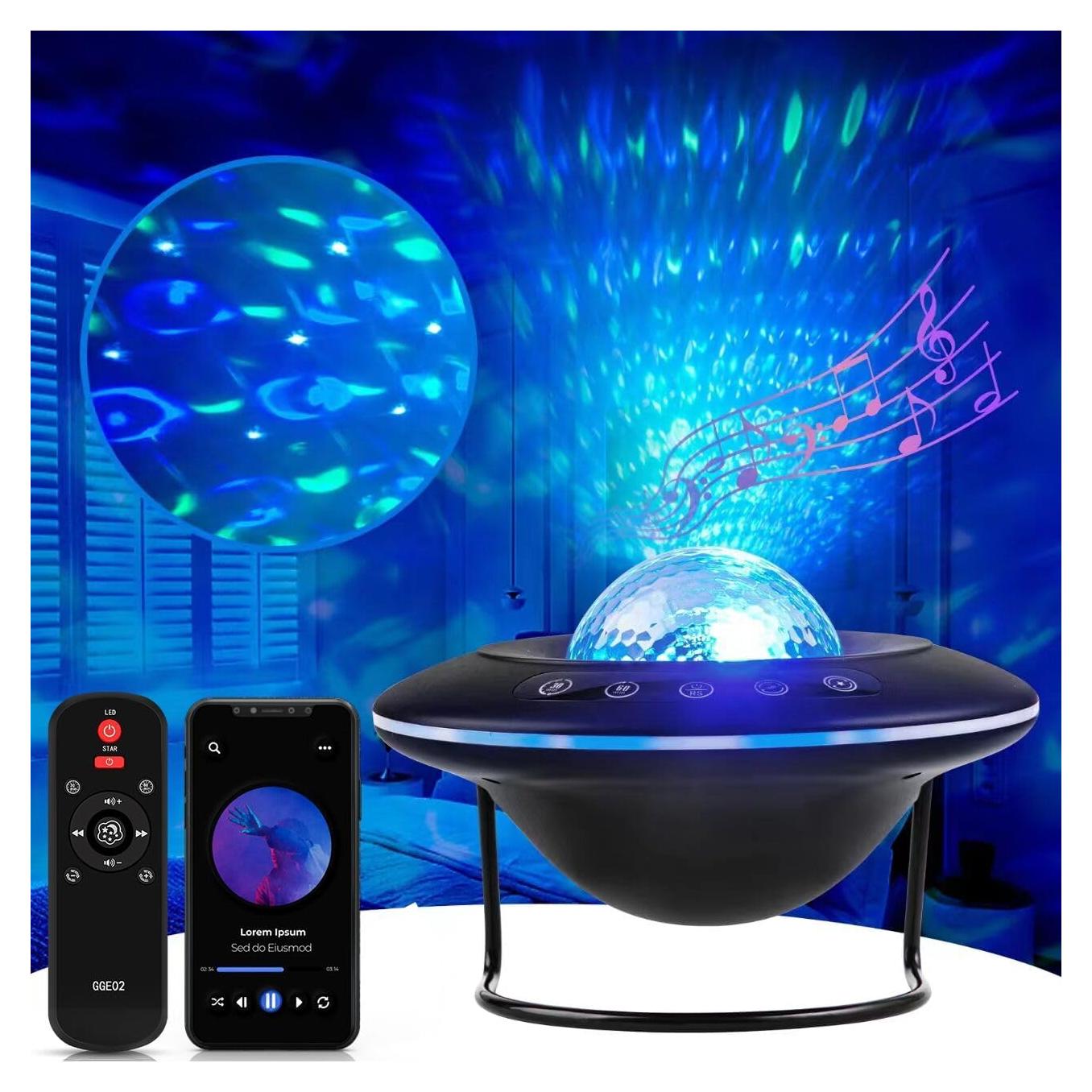 Proyector Estelar 3-en-1 Myers con Altavoz Bluetooth y Control Remoto