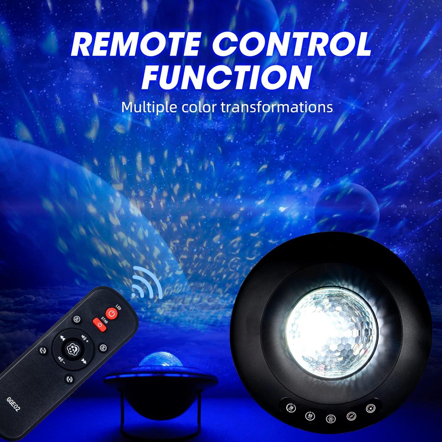 Proyector Estelar 3-en-1 Myers con Altavoz Bluetooth y Control Remoto