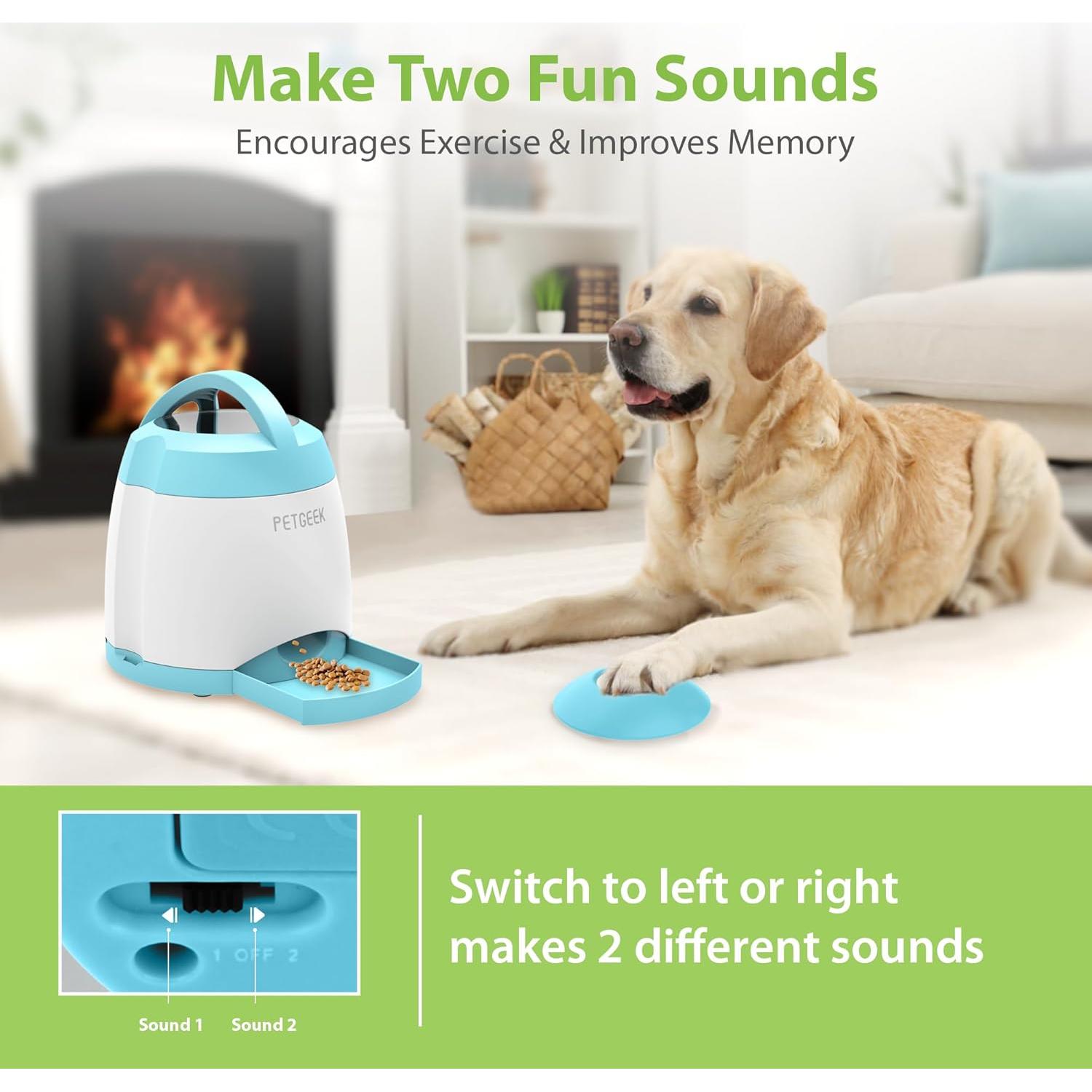 Dispensador Automático de Golosinas para Perros PETGEEK Azul