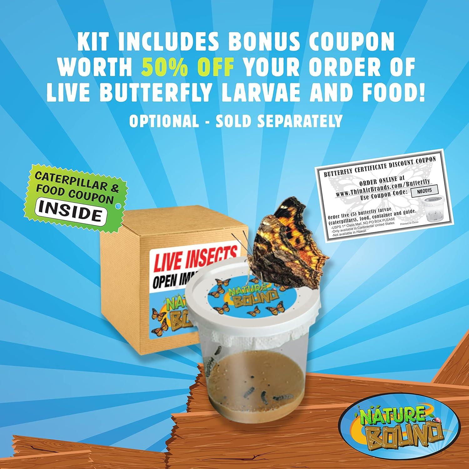 Kit de Crecimiento de Mariposas Nature Bound - Proyecto Educativo