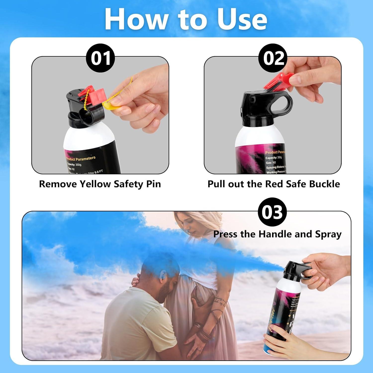 Extintor de Fuegos WITOROR Revelación de Género Azul 0.35 kg