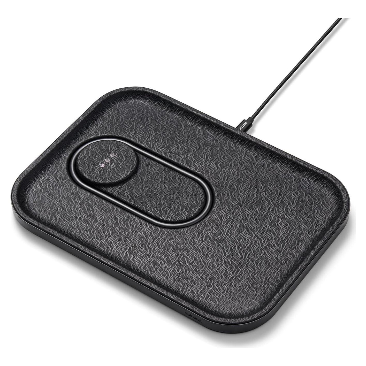 Cargador Inalámbrico Courant MAG:3 - Cuero Italiano Negro