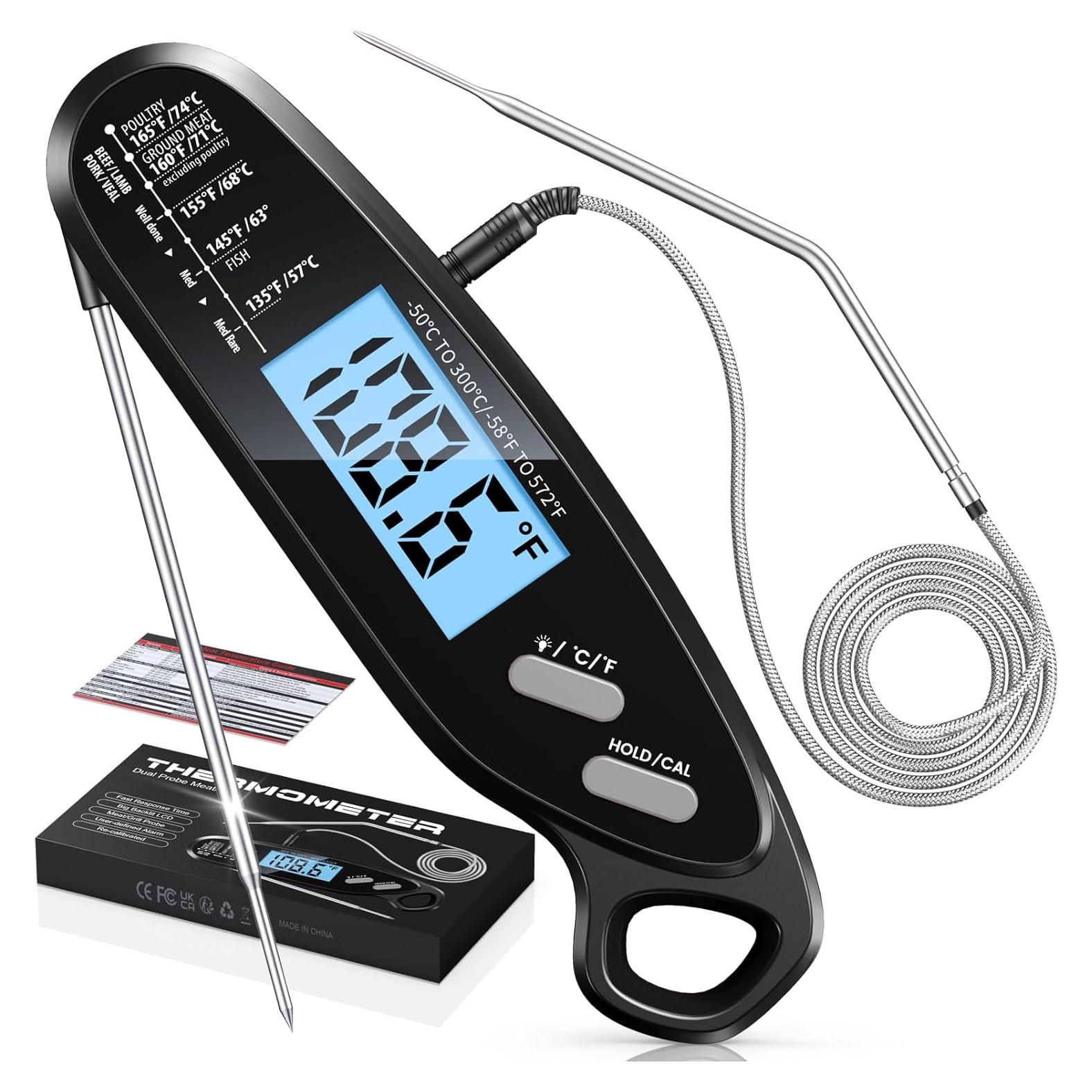 Termómetro Digital de Carne Vuwwey RTS-236S con Doble Sonda