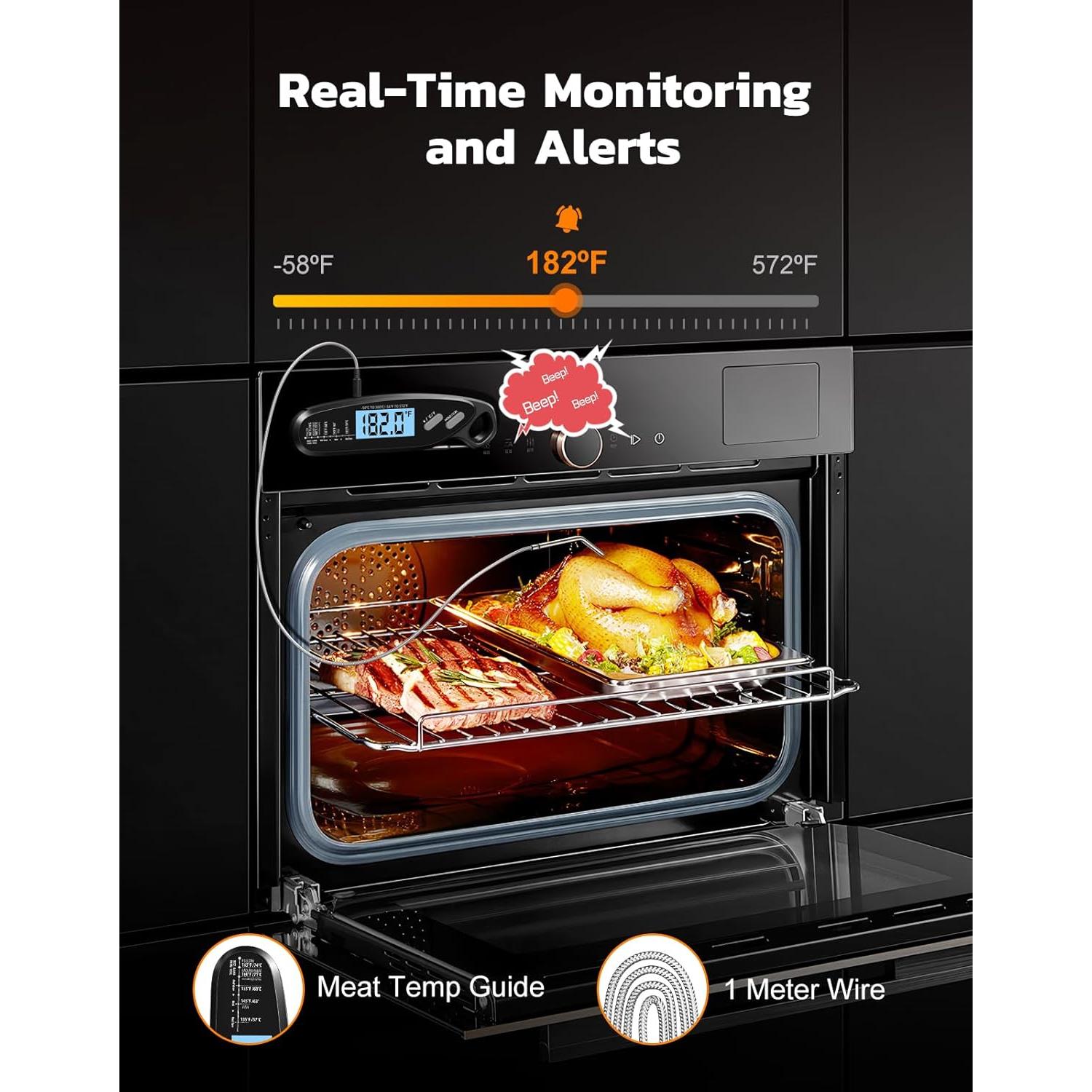 Termómetro Digital de Carne Vuwwey RTS-236S con Doble Sonda