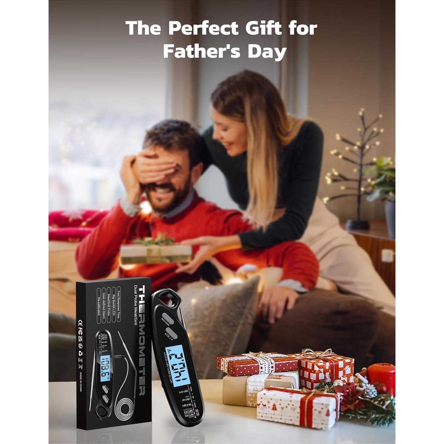 Termómetro Digital de Carne Vuwwey RTS-236S con Doble Sonda