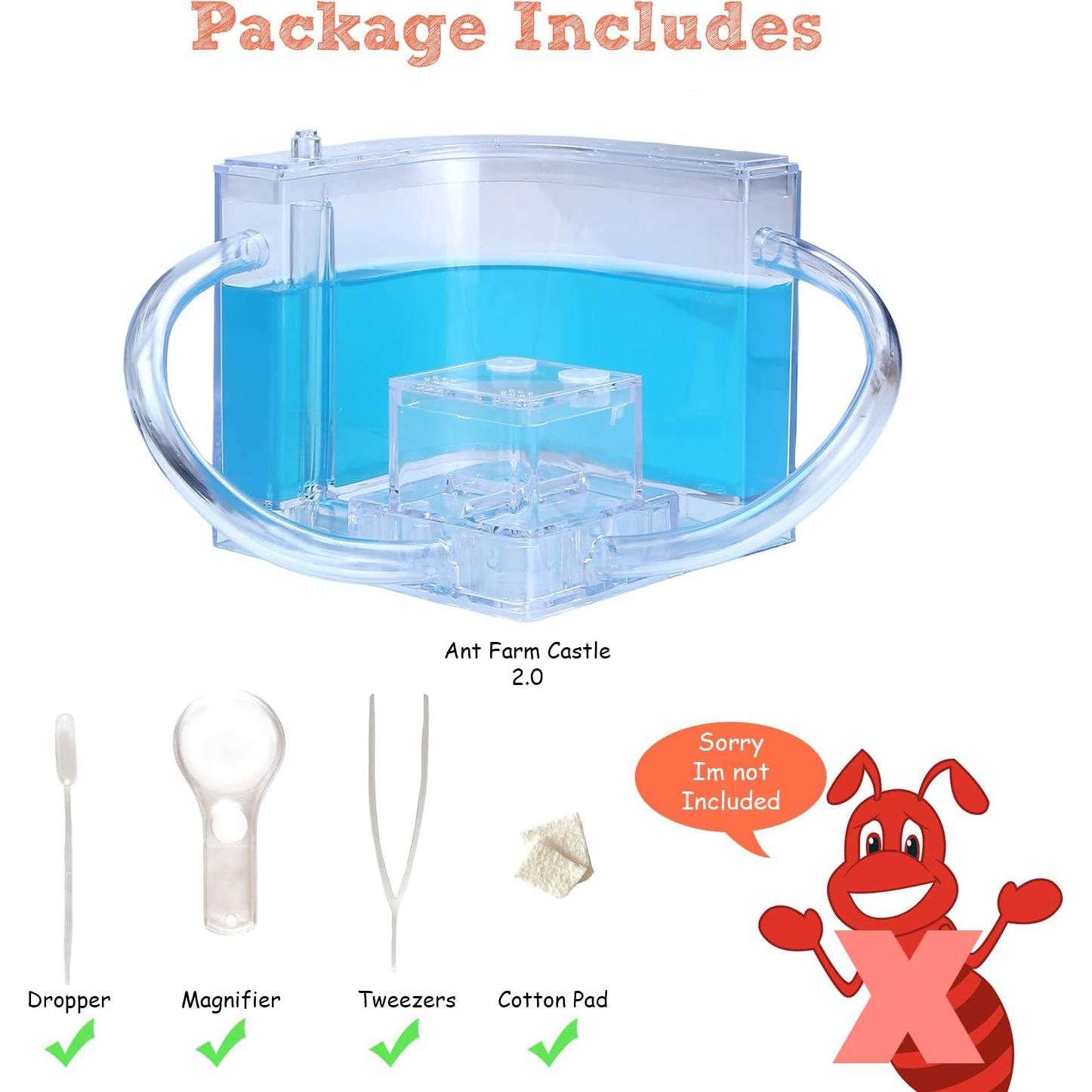 Castillo de Hormigas 2.0 NAVADEAL con Tubo Conector