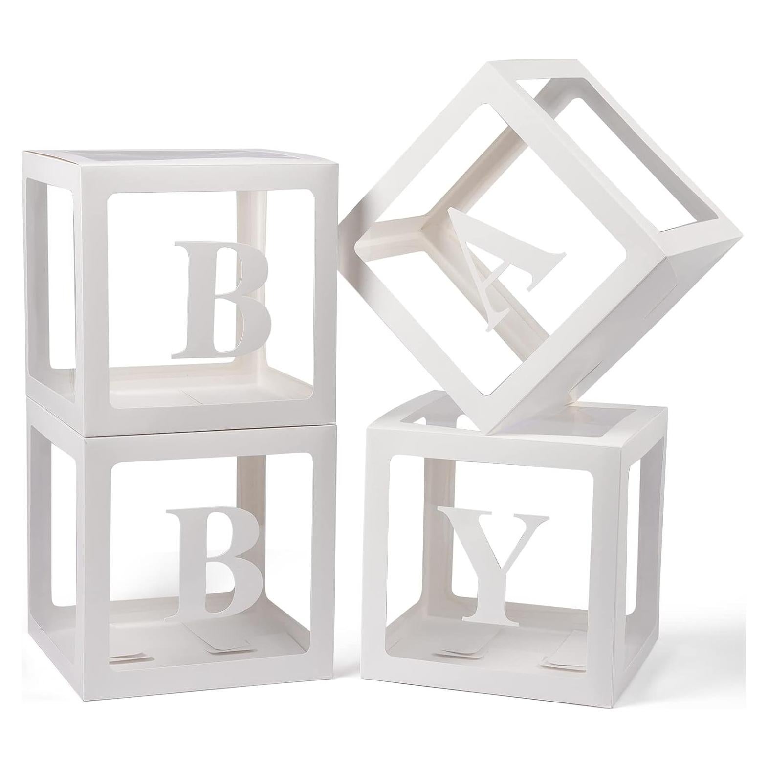 Cajas para Bebé Transparentes Voircoloria 4 Piezas Decorativas