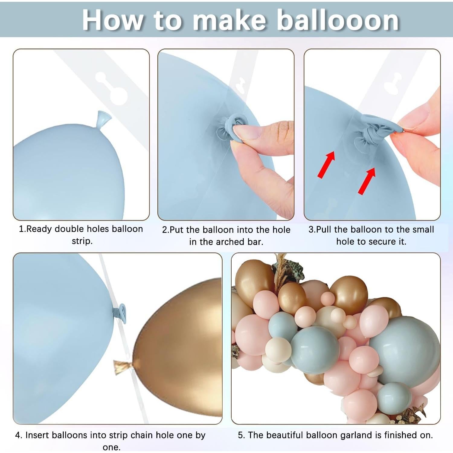 Kit Arco de Globos Revelación Género Blocesa 31 Piezas