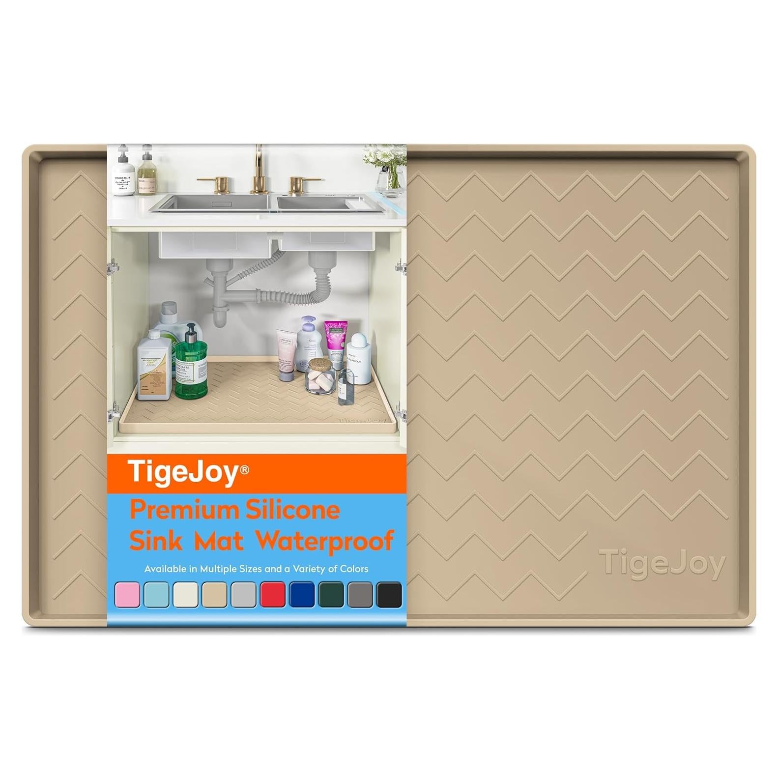 Alfombrilla de Silicona TigeJoy 55.88x48.26 cm Impermeable