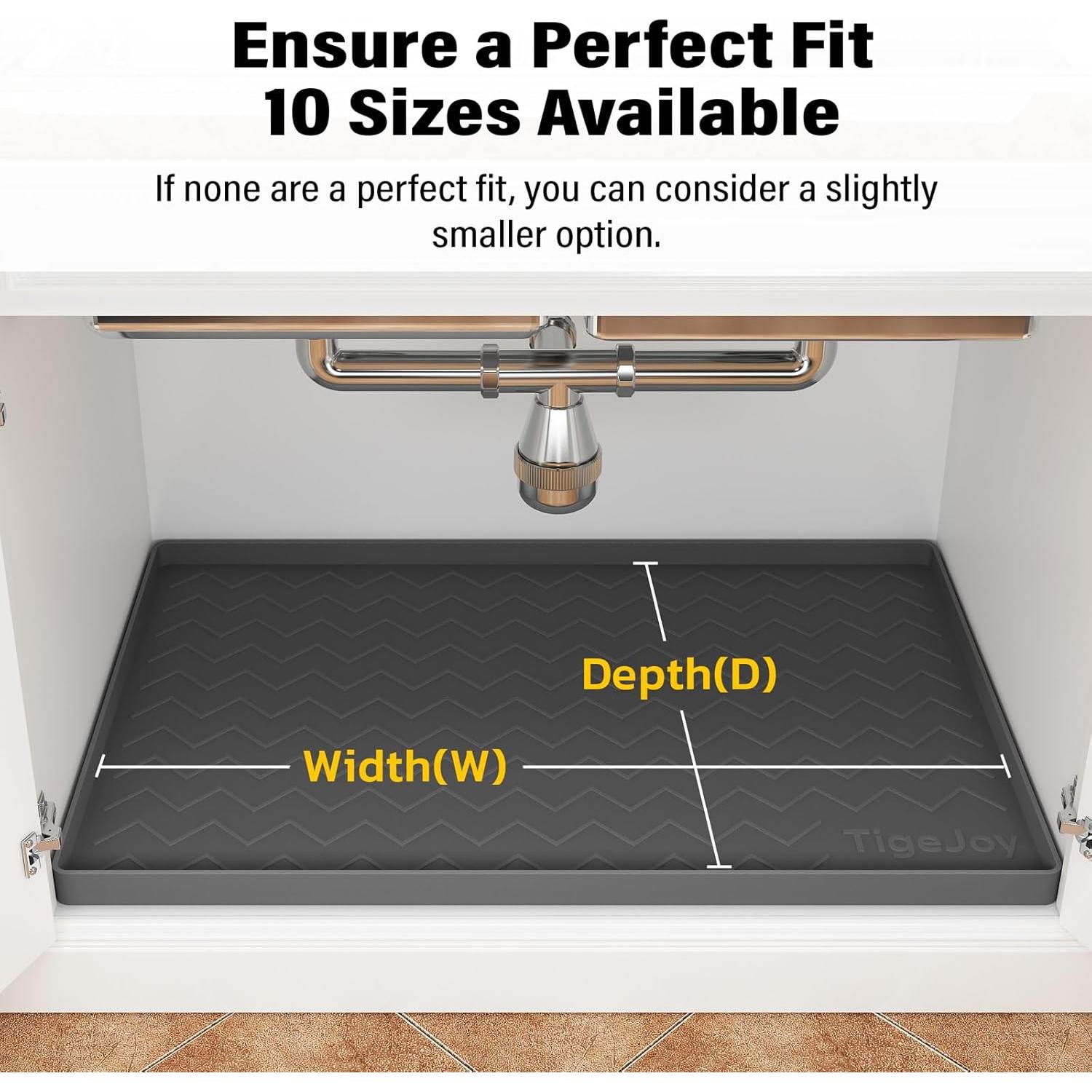 Alfombrilla de Silicona TigeJoy 55.88x48.26 cm Impermeable