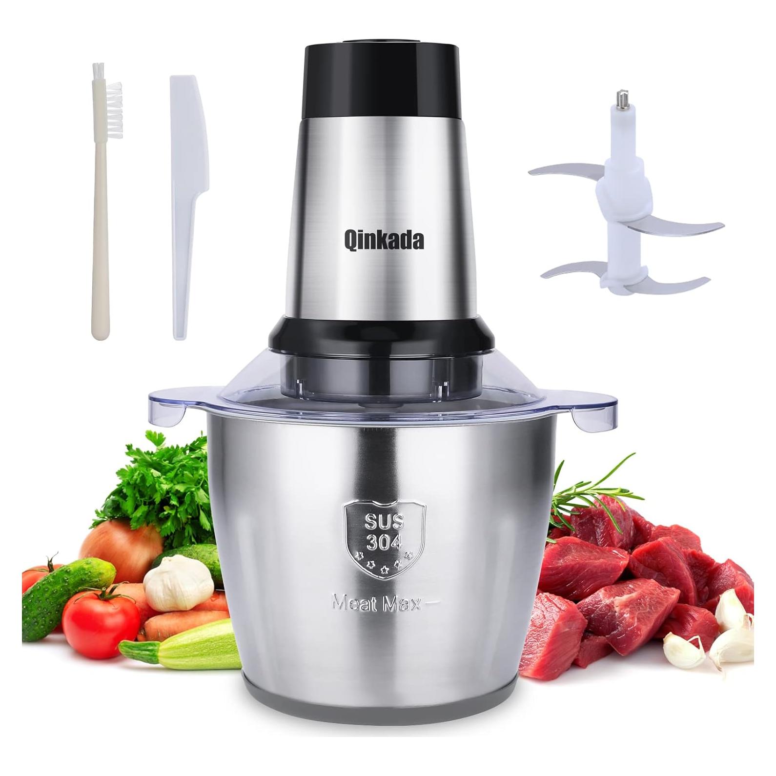 Procesador de Alimentos Qinkada 500W 3.5L Acero Inoxidable