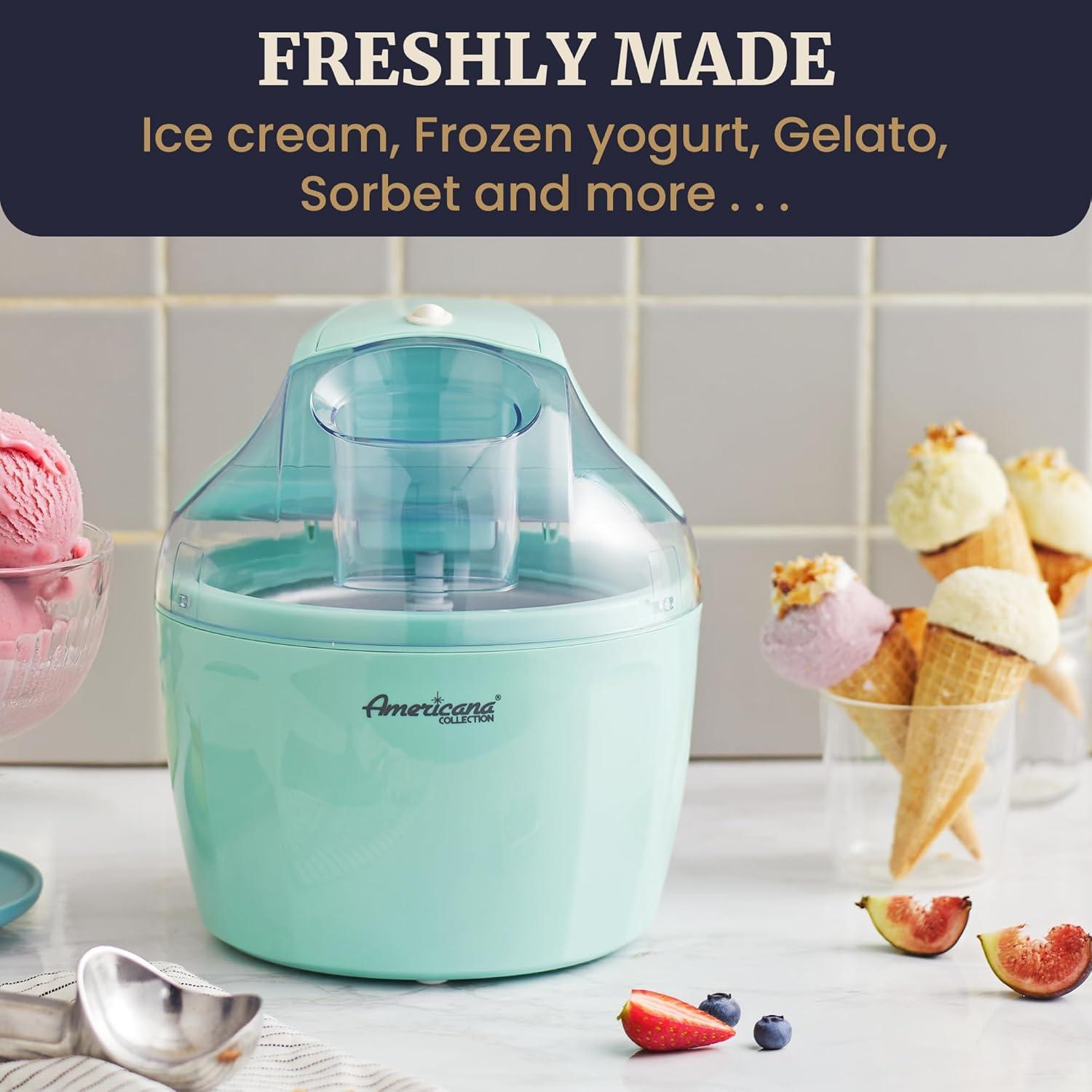 Máquina de Helados Eléctrica Elite Gourmet EIM-1400M 1.5L