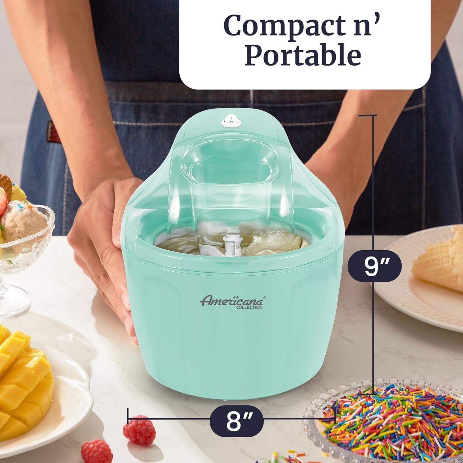 Máquina de Helados Eléctrica Elite Gourmet EIM-1400M 1.5L