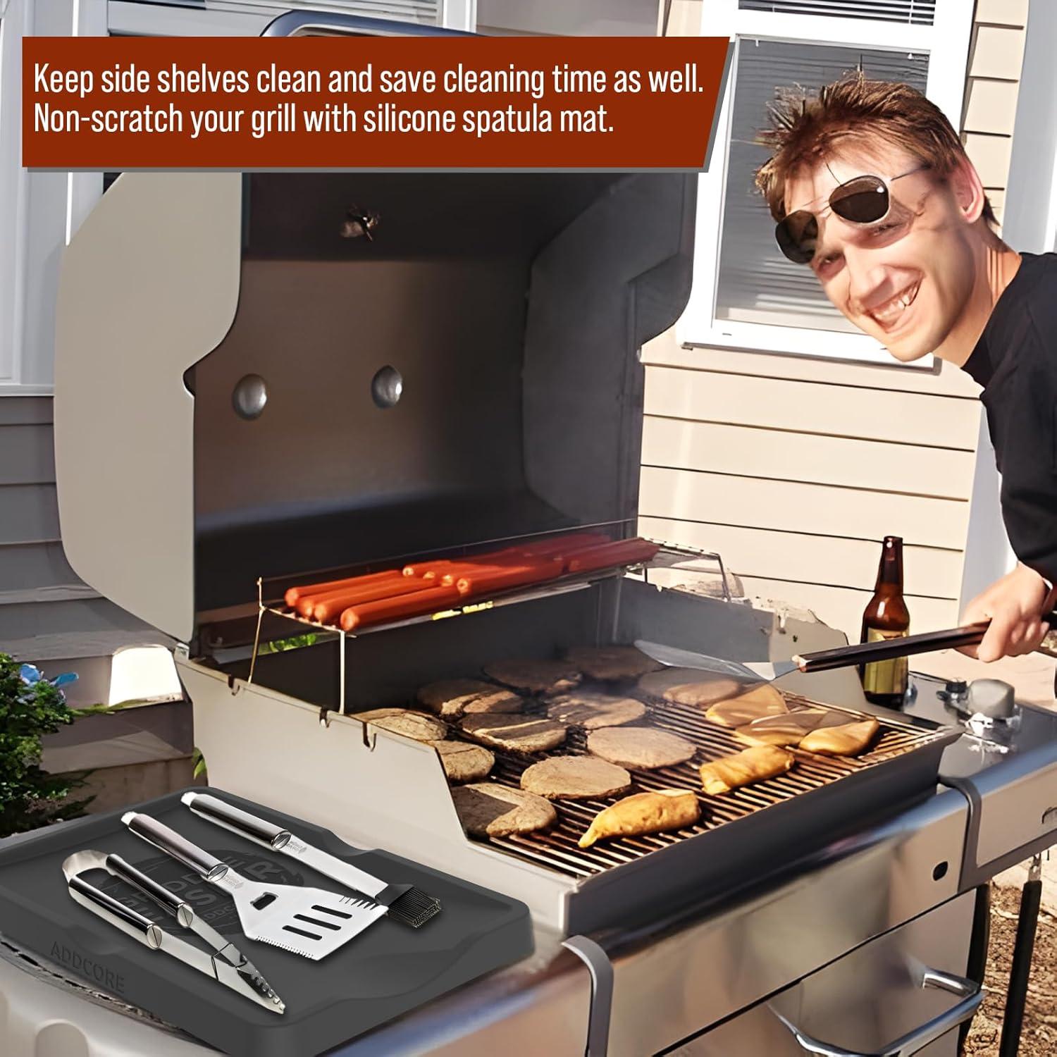 Alfombrilla de Silicona AWEASROY Antideslizante 24.5x17cm Negra