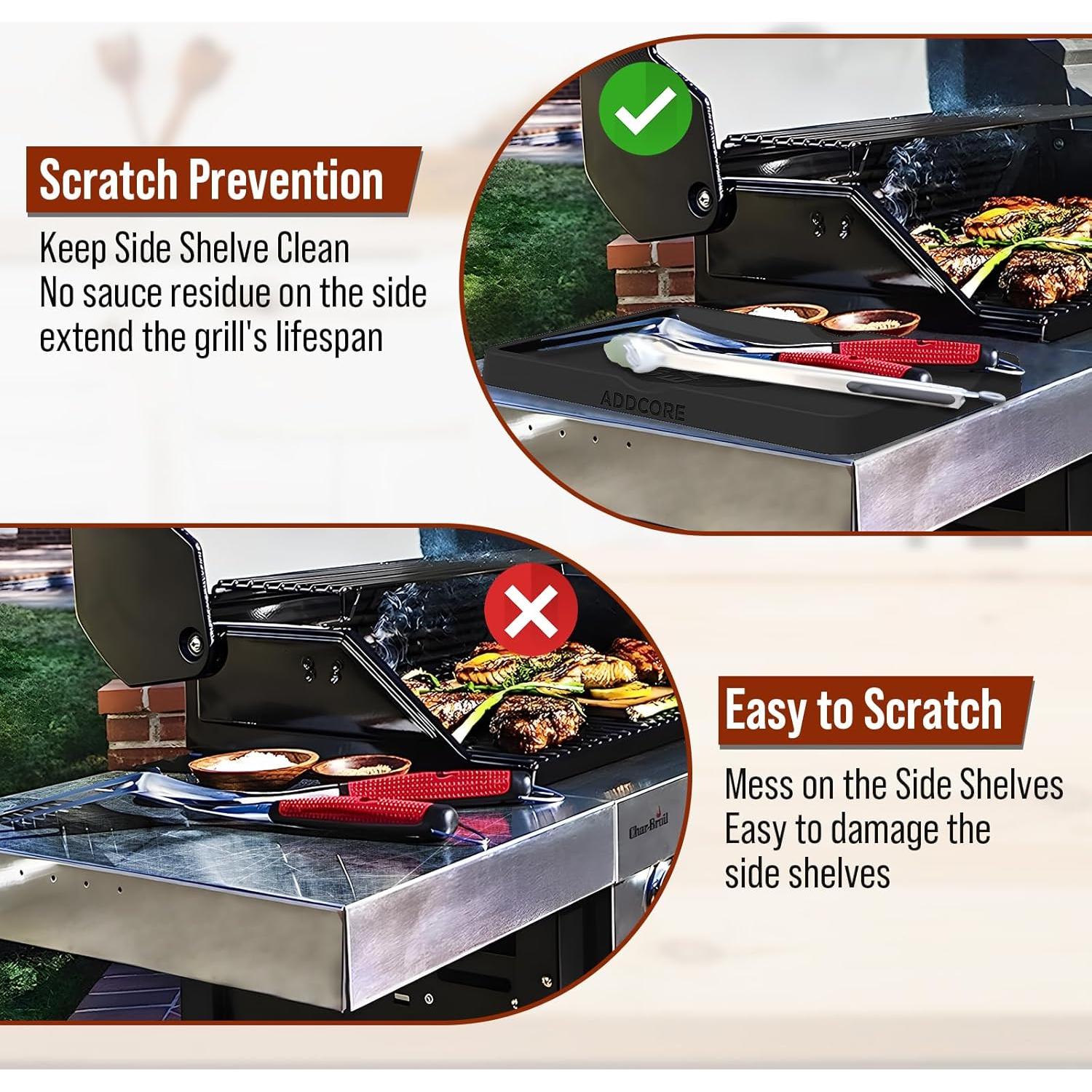 Alfombrilla de Silicona AWEASROY Antideslizante 24.5x17cm Negra