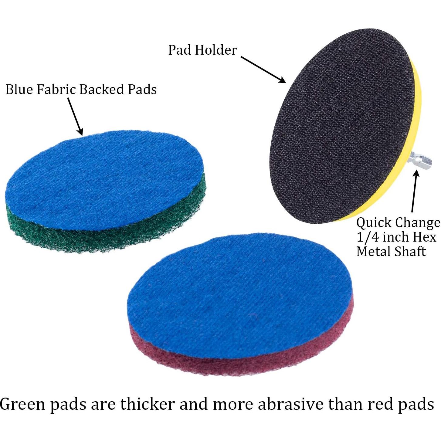 Kichwit Kit de Limpieza 4" y 2" con Almohadillas Reutilizables