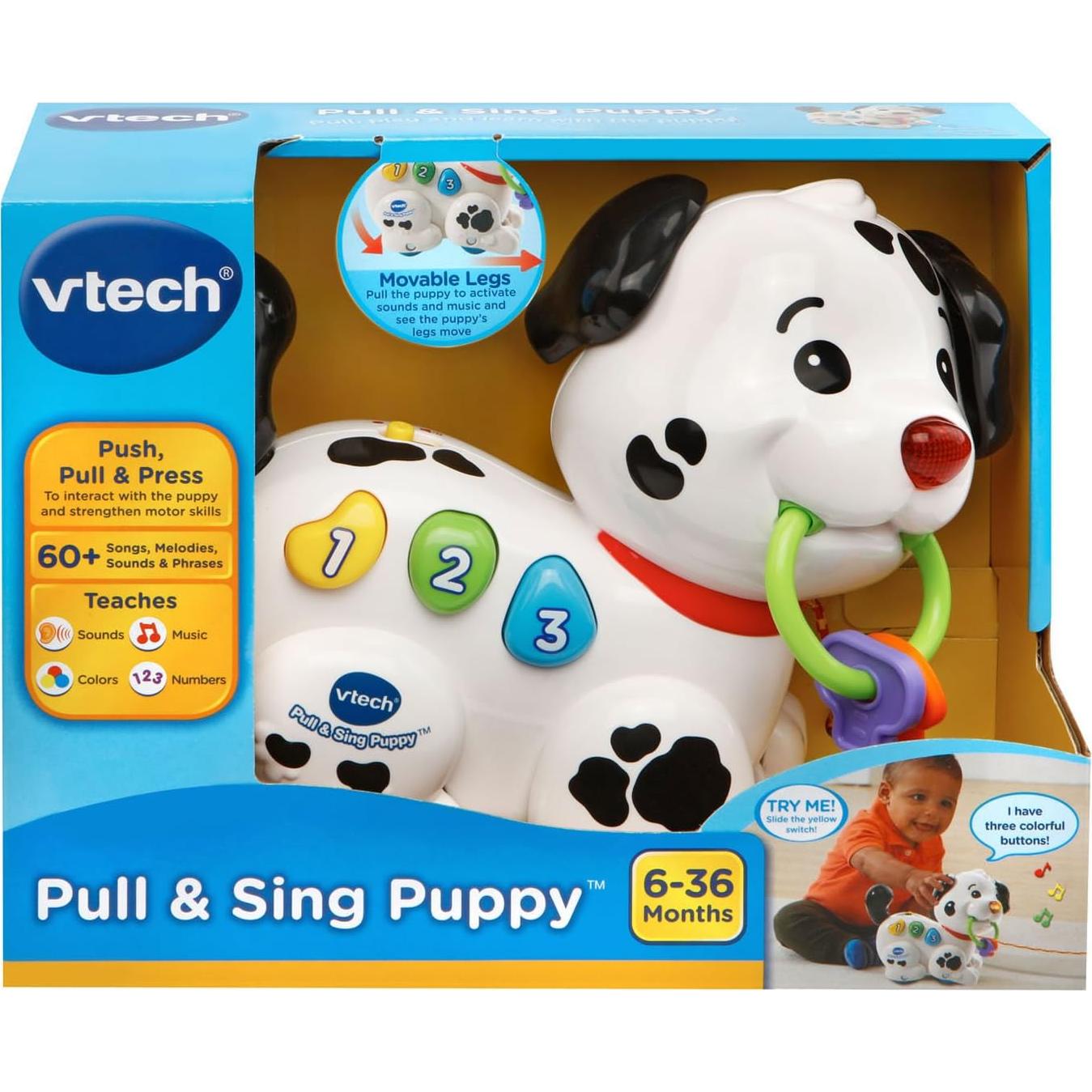 VTech Tirar y Cantar Perrito Interactivo 0-3 Años
