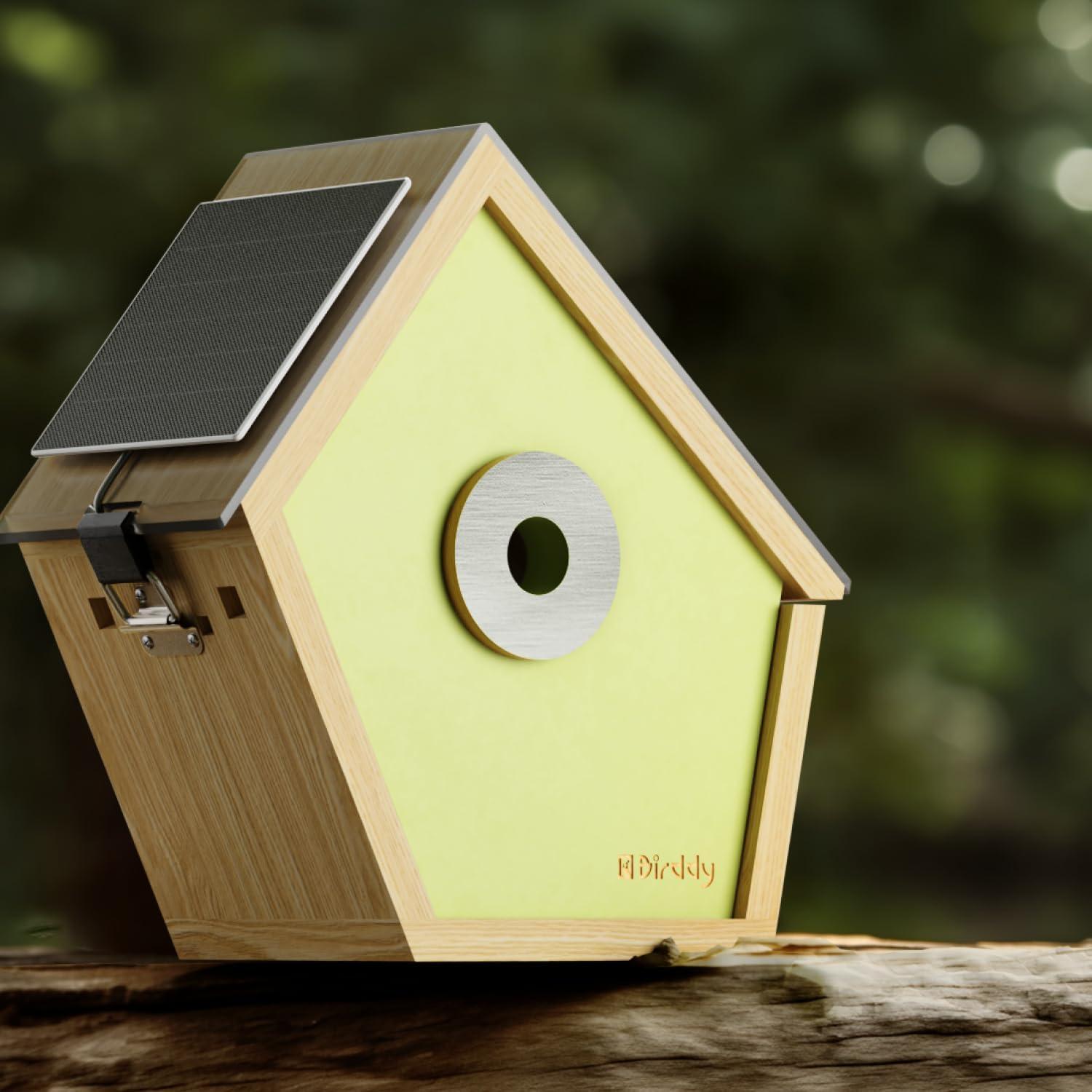 Casa para pájaros RELI Birddy con 3 entradas ajustables