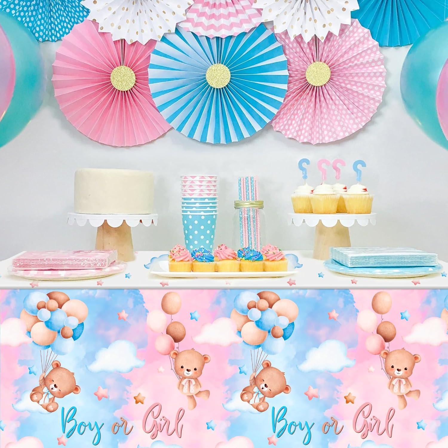 Manteles Desechables Revelación de Género Patimate 3 Pcs