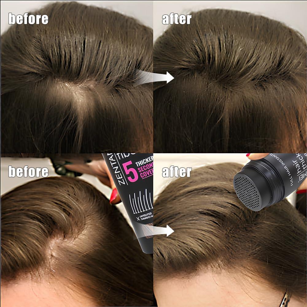 Fibras para Cabello Fino ZENTANMEI 28g Castaño Rojizo