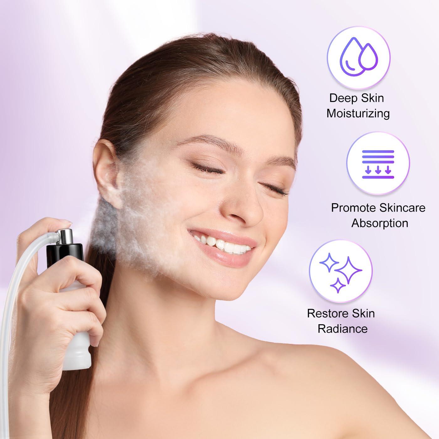 Máquina de Microdermoabrasión UNOISETION 3 en 1 Facial Rosa