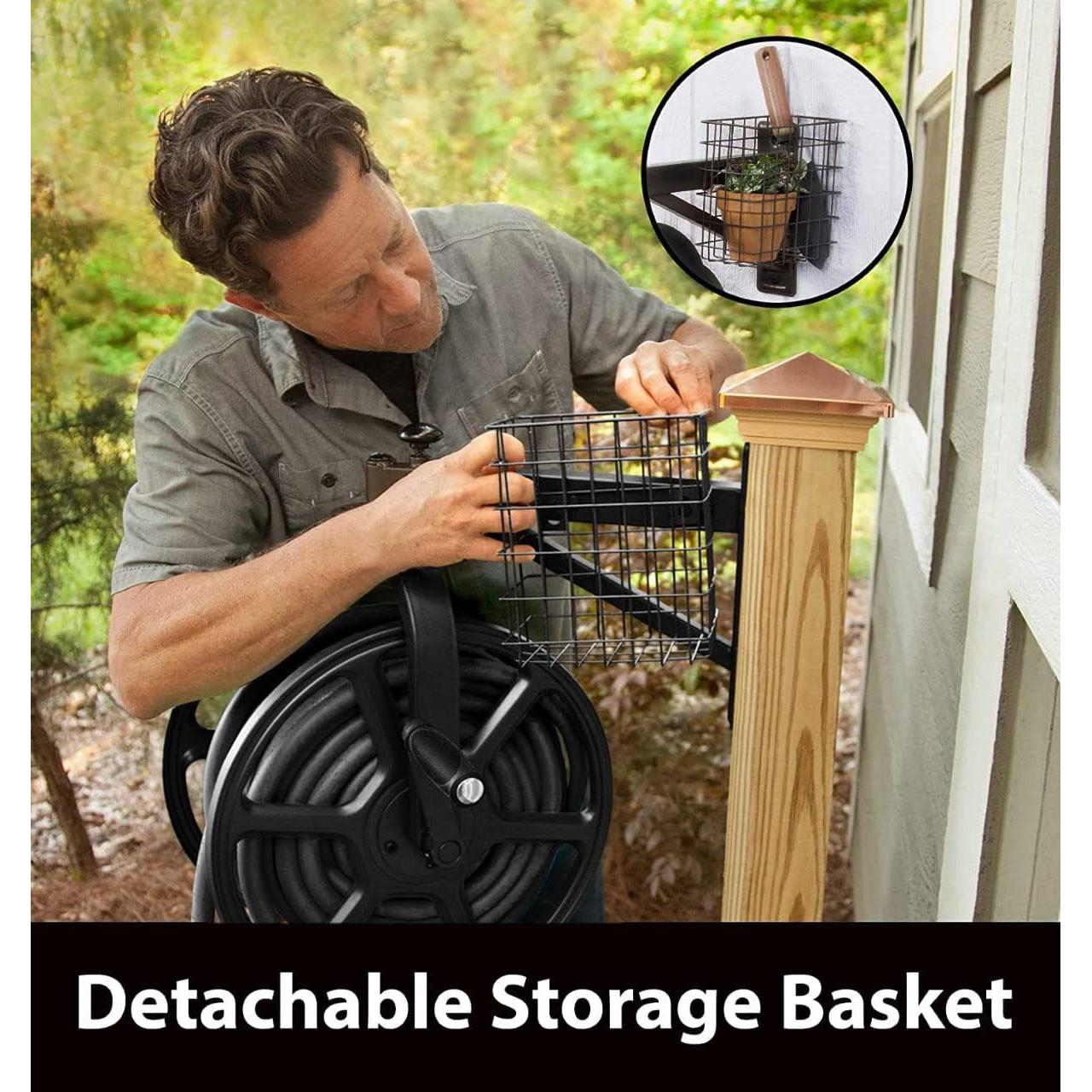 Carrete de Manguera Liberty Garden 712-B 38.1m Negro