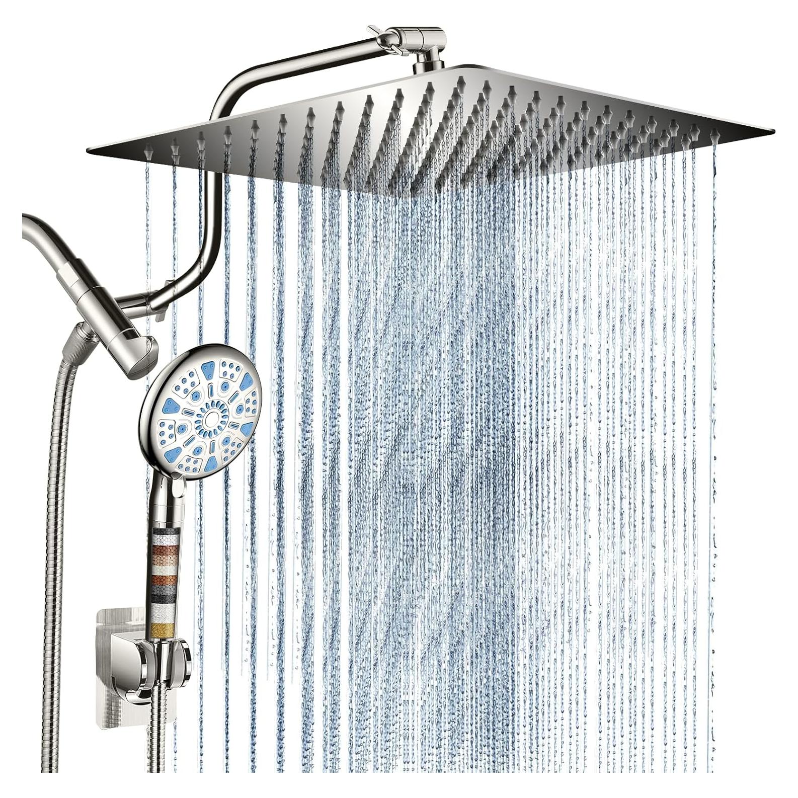 Cabezal de Ducha de Lluvia Cobbe 30.48 cm 3 Vías Niquelado