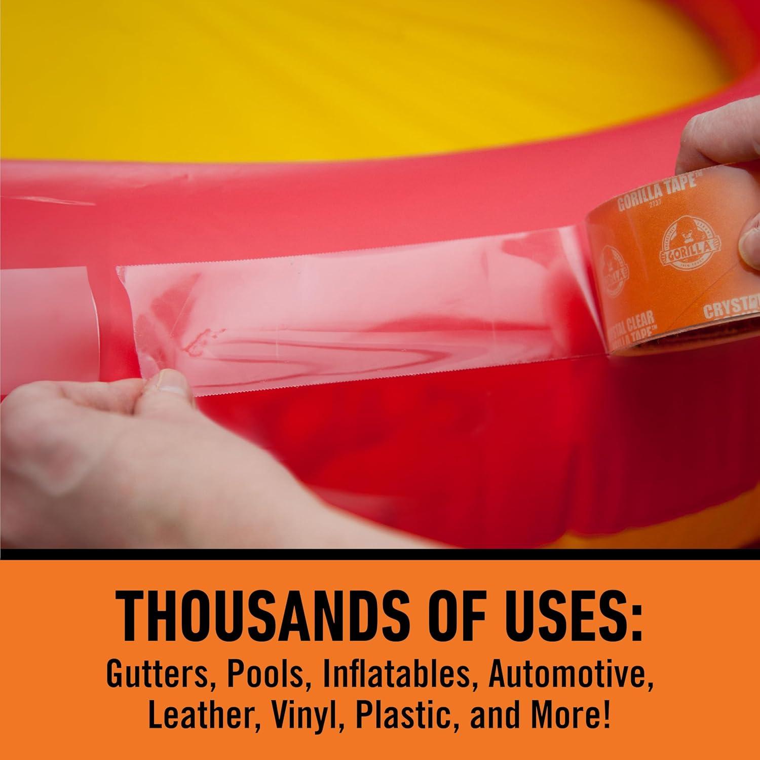 Cinta Ducto Transparente Gorilla 48 mm x 16.5 m - Resistente