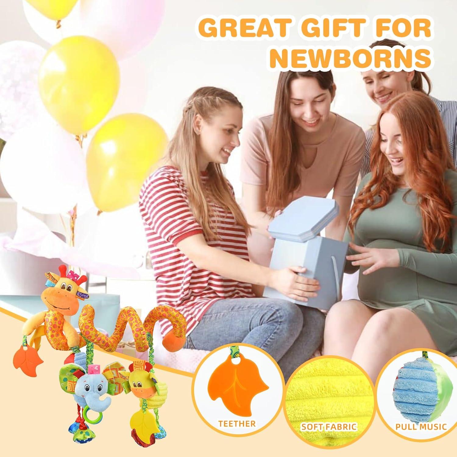 Juguete Colgante Jollybaby Jirafa para Bebés 0-3 Años