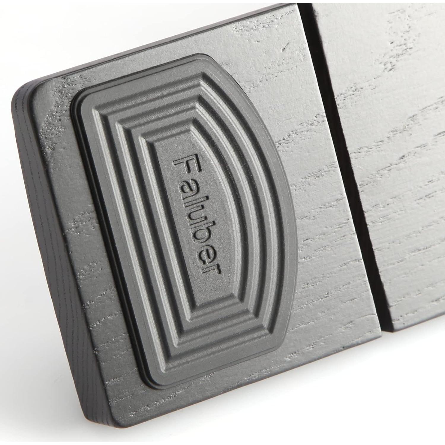 Reposamuñecas Ergonómico de Madera Faluber 30x8 cm Negro