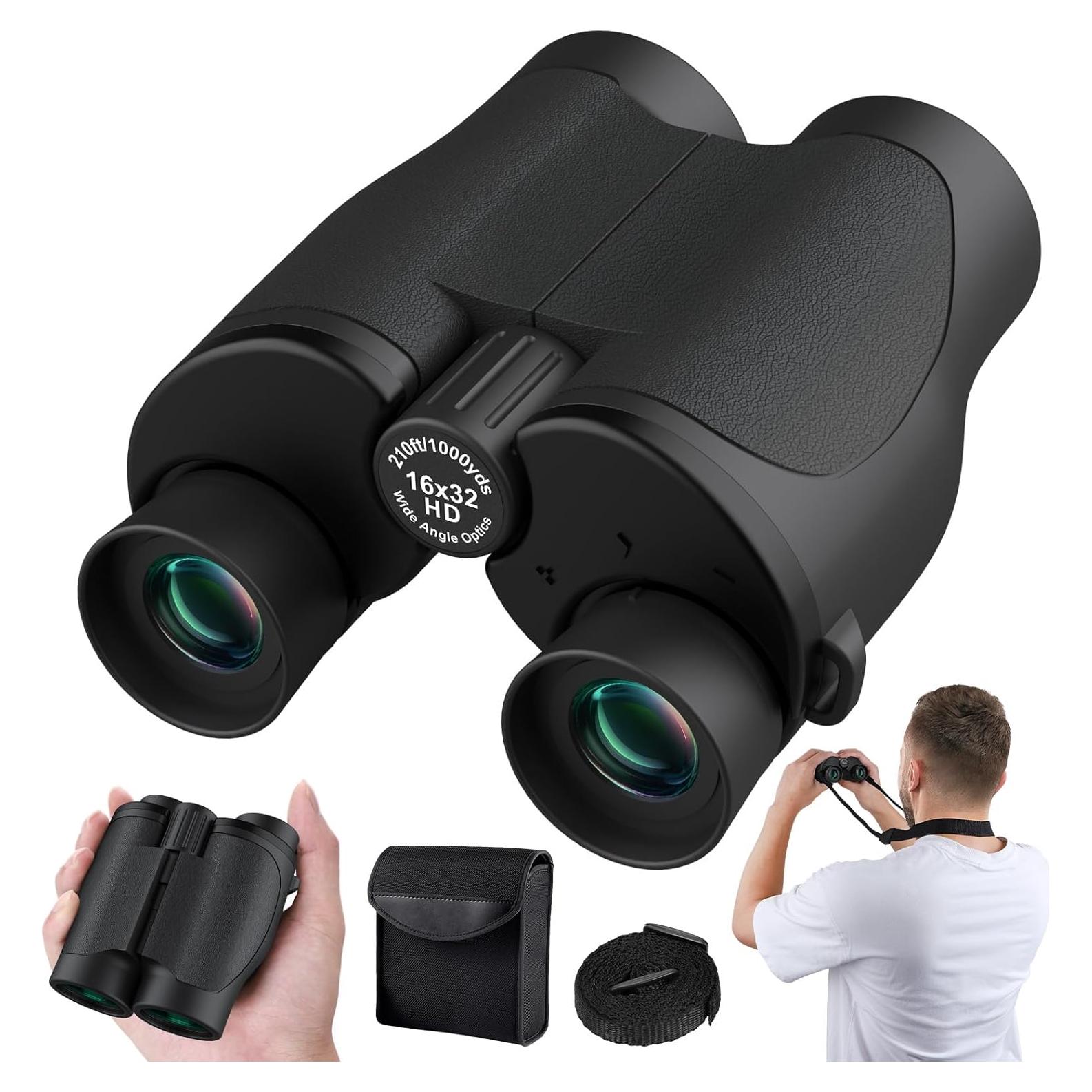 Binoculares Compactos Aurosports 16x32 Alta Potencia