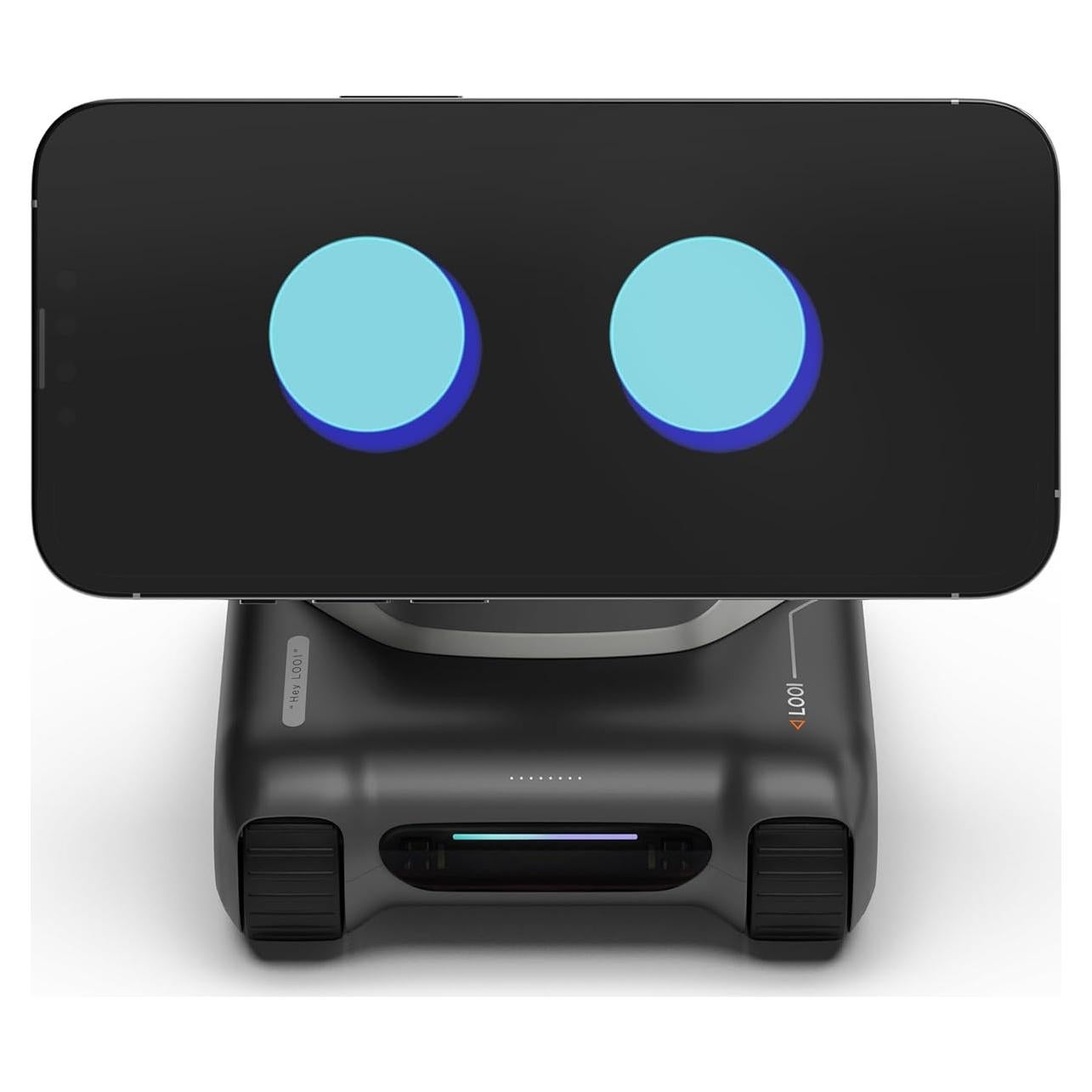 Robot LOOI Negro - Compañero AI con Carga Inalámbrica 10W
