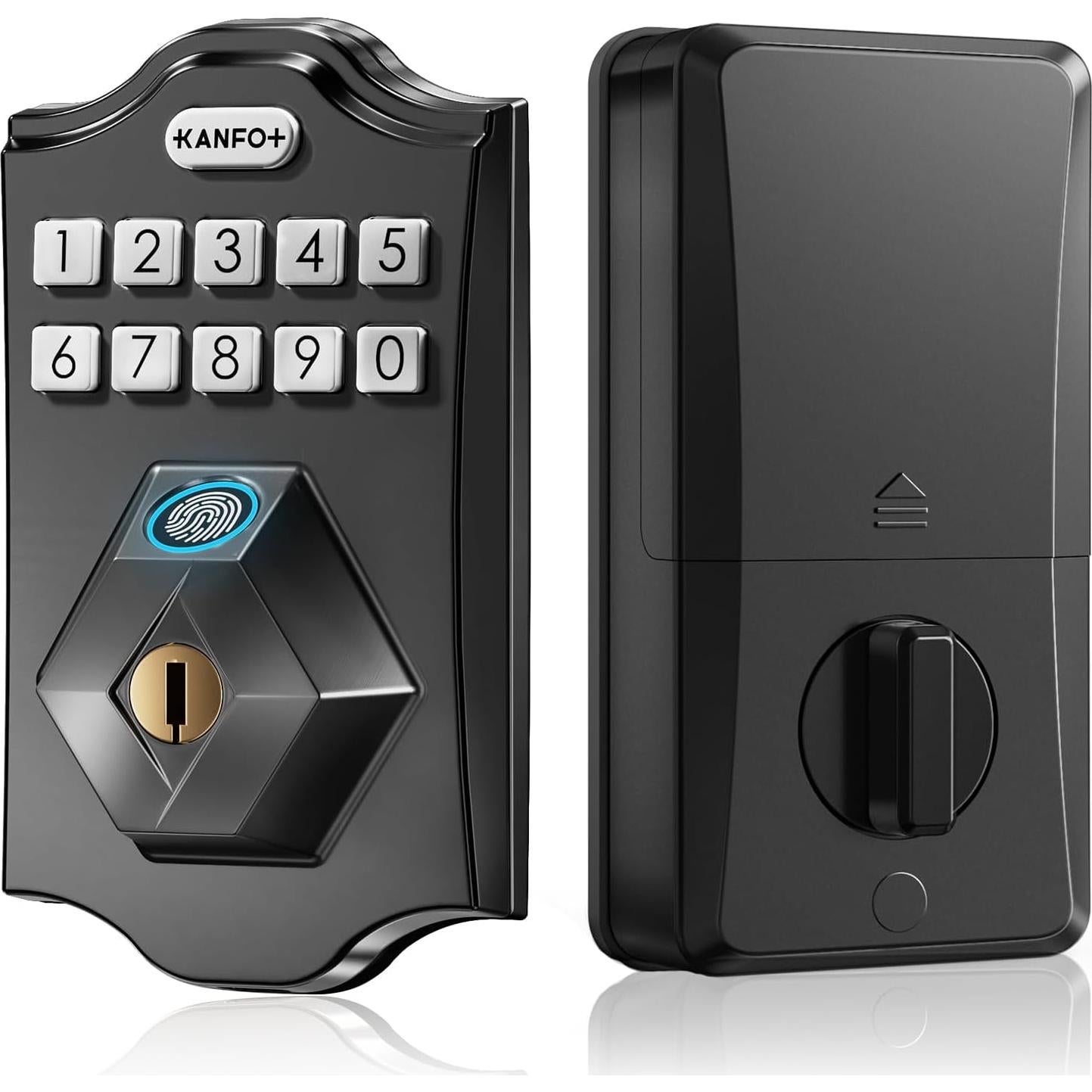Cerradura Biométrica KANFOX S2 con Huella Dactilar y Teclado