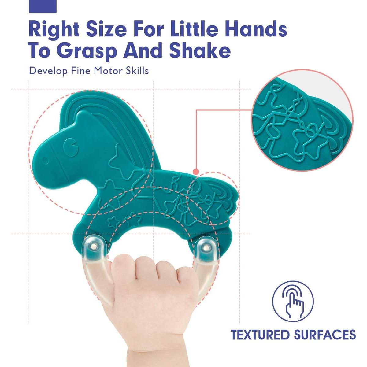 Juguetes para Bebés Hahaland 10 Piezas Sonajeros Mordedores