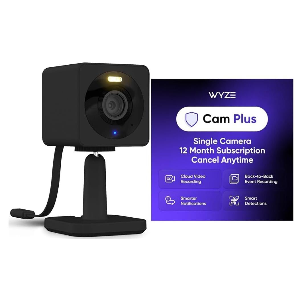 Suscripción Anual Cam Plus para Wyze Cam OG Negra - 1 Cámara