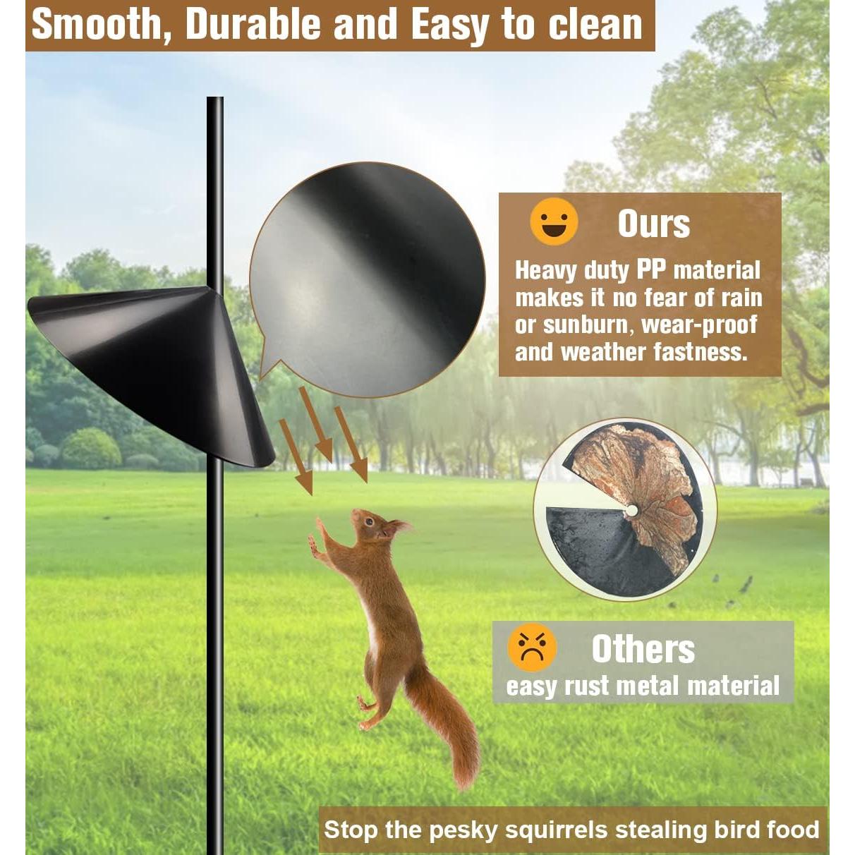 Baffle para Ardillas Garbuildman 48 cm Montaje en Poste