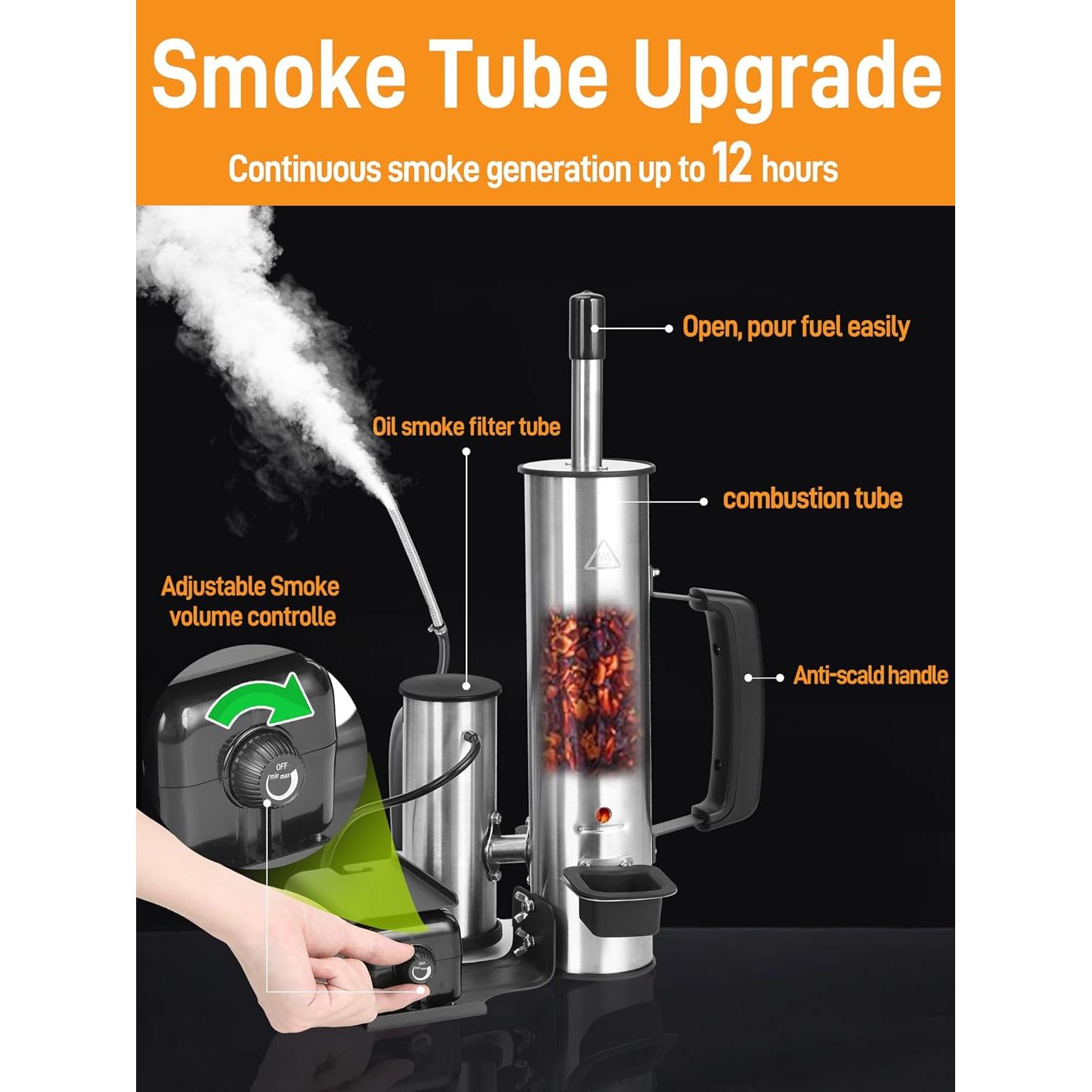 Generador de Humo Frío FOZHUANWU 2.72kg Acero Inoxidable