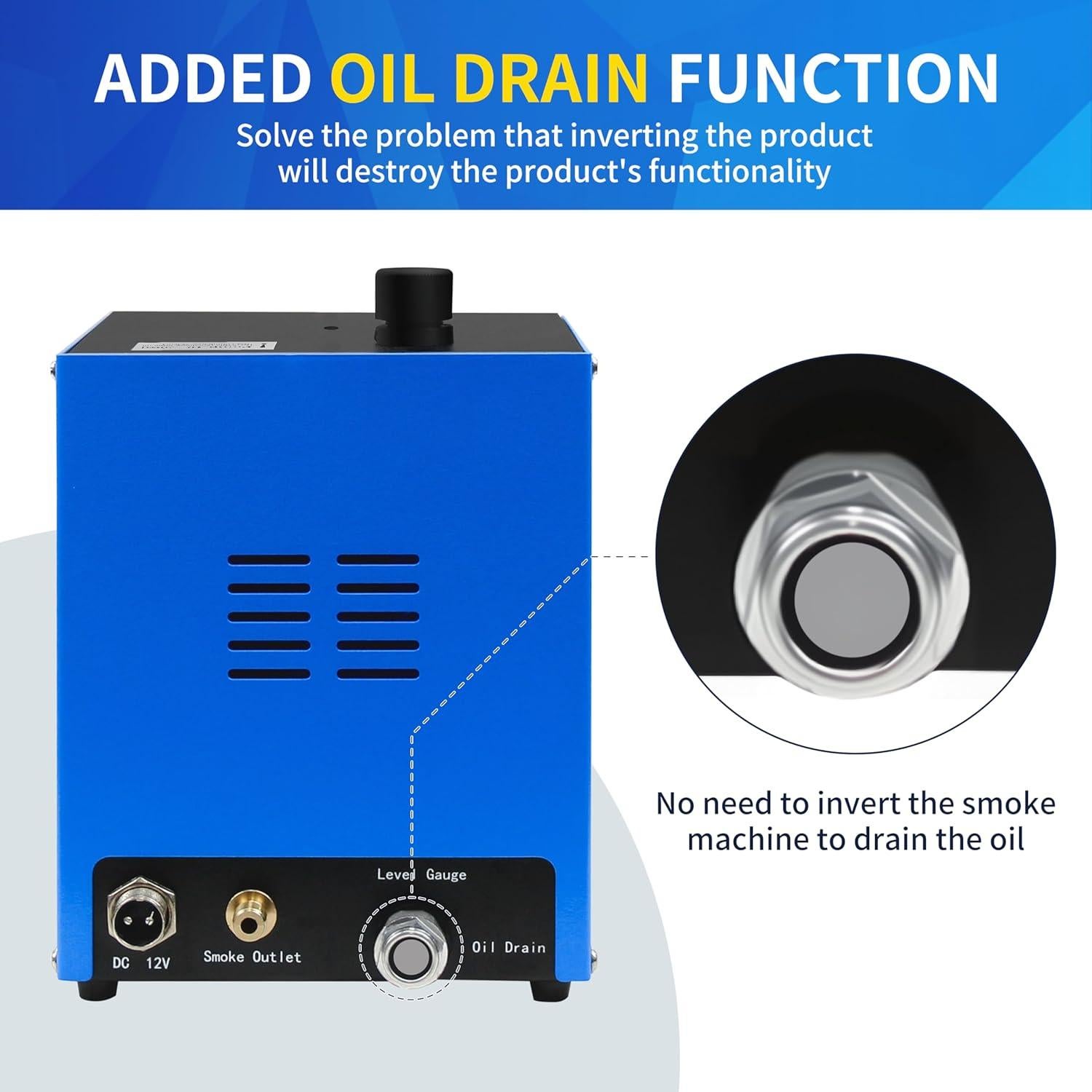 Detector de Fugas de Humo Kuntech 12V Automotriz 3.08kg