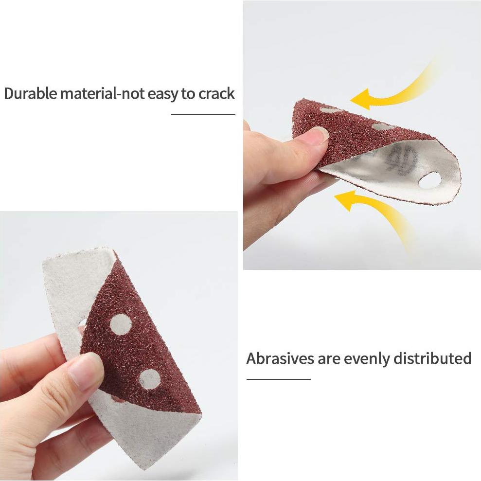 Discos de Lijado SPEEDWOX 90mm 40 Grano 50 Pcs Gancho y Bucle