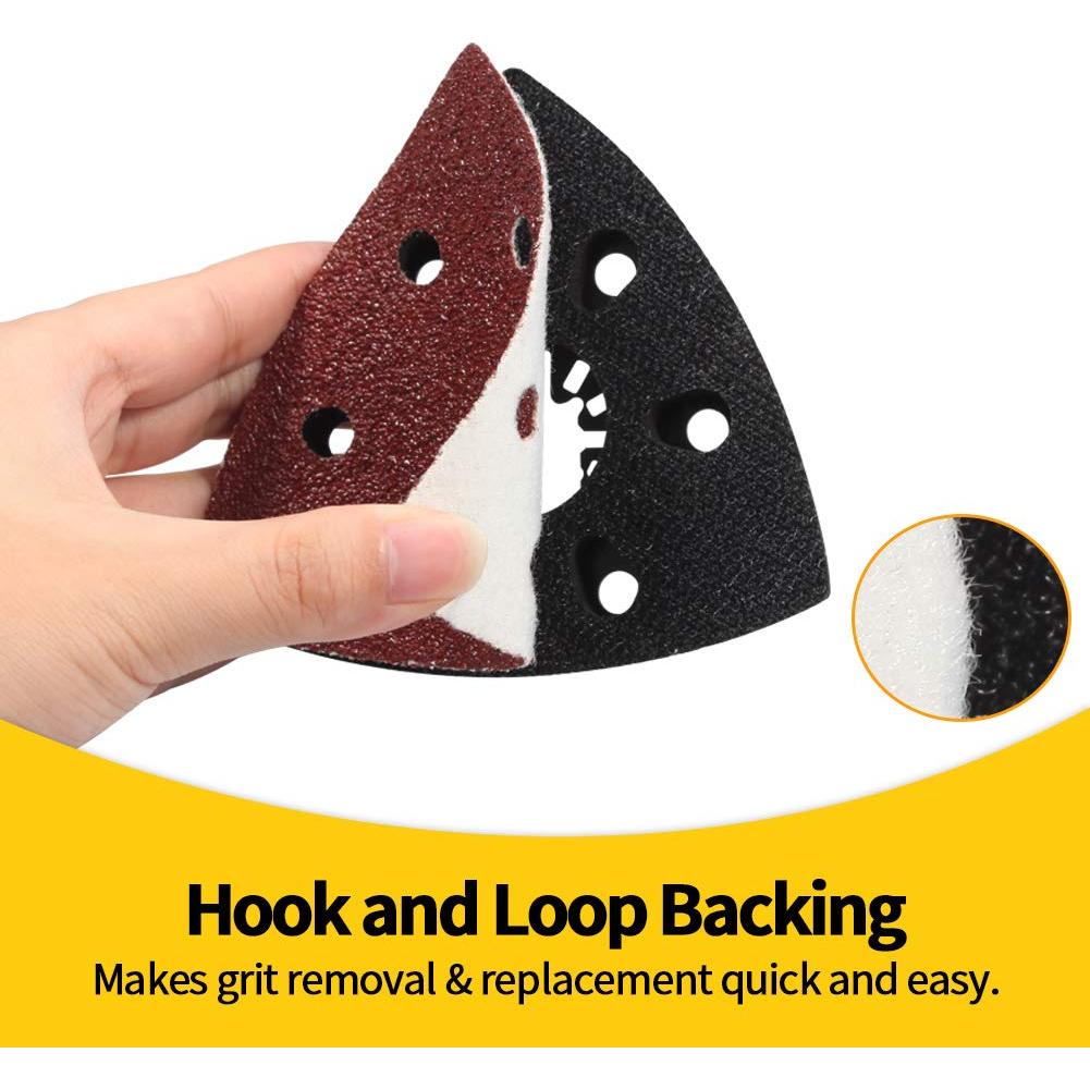 Discos de Lijado SPEEDWOX 90mm 40 Grano 50 Pcs Gancho y Bucle