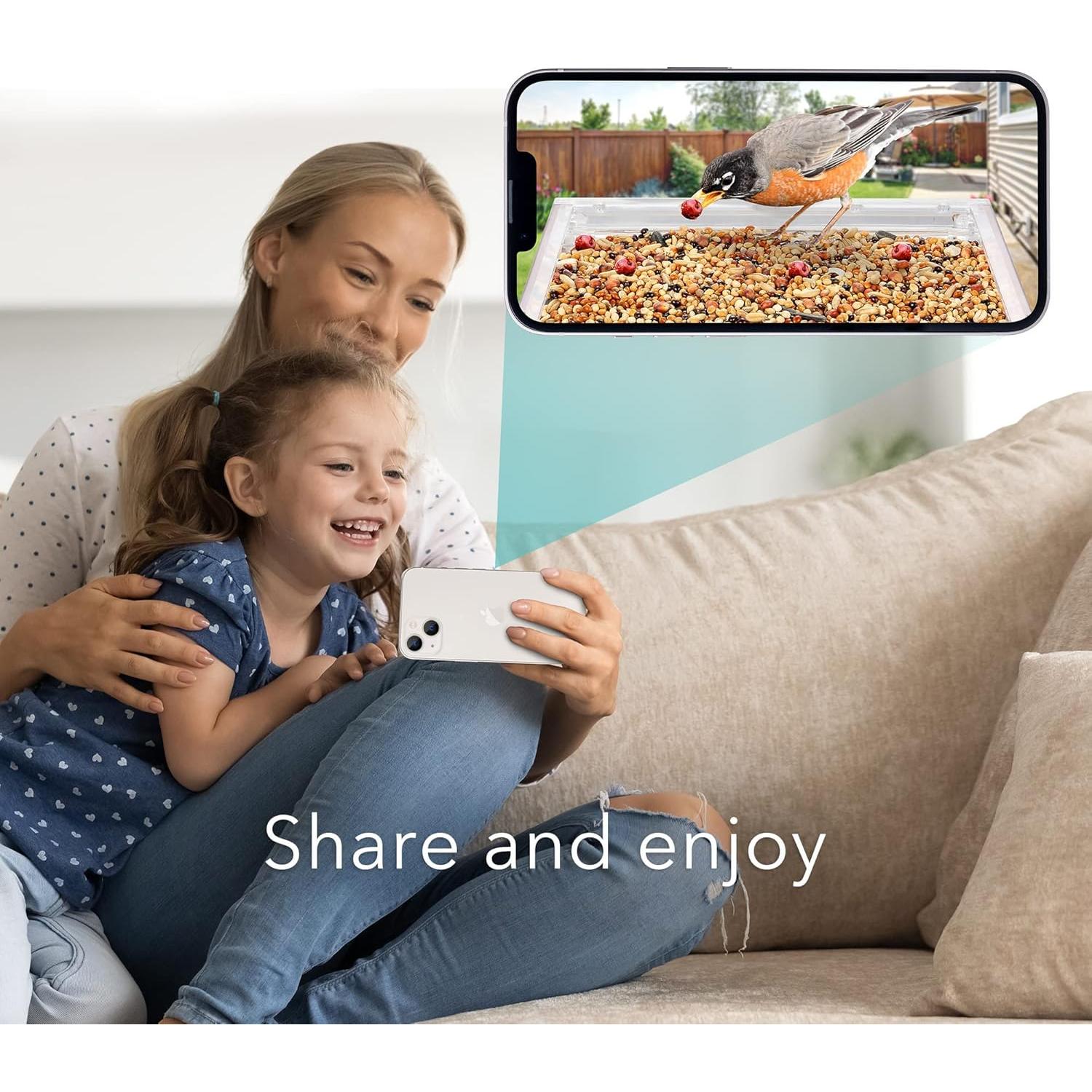 Funda para Comedero de Aves Wasserstein Compatible con Blink y Wyze