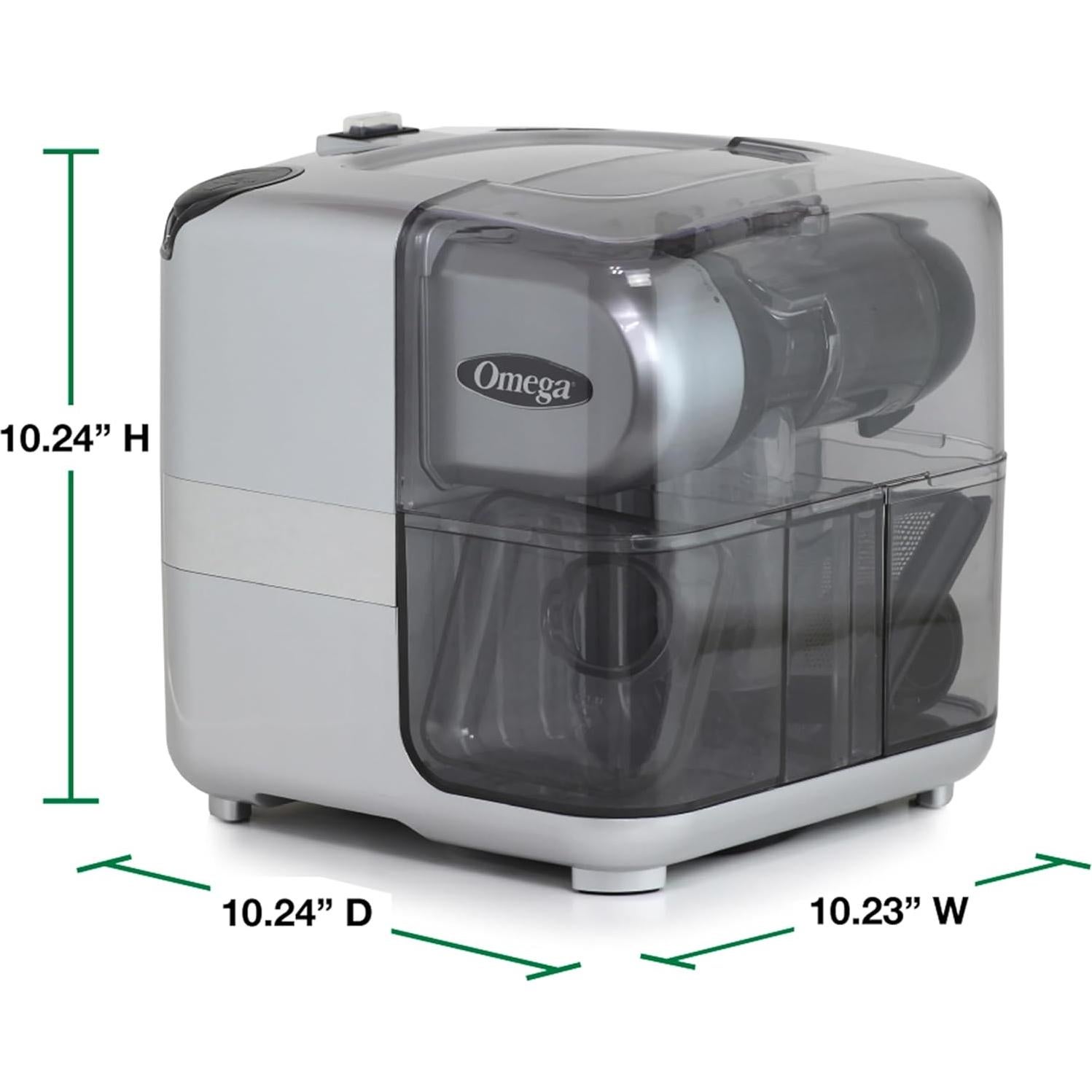 Extractor de Jugo Omega Cold Press 365 200W Plata 8 en 1