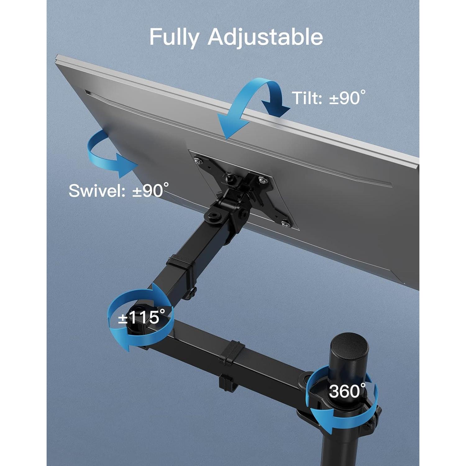 Soporte de Monitor HUANUO Ajustable 99 cm para 13-38"