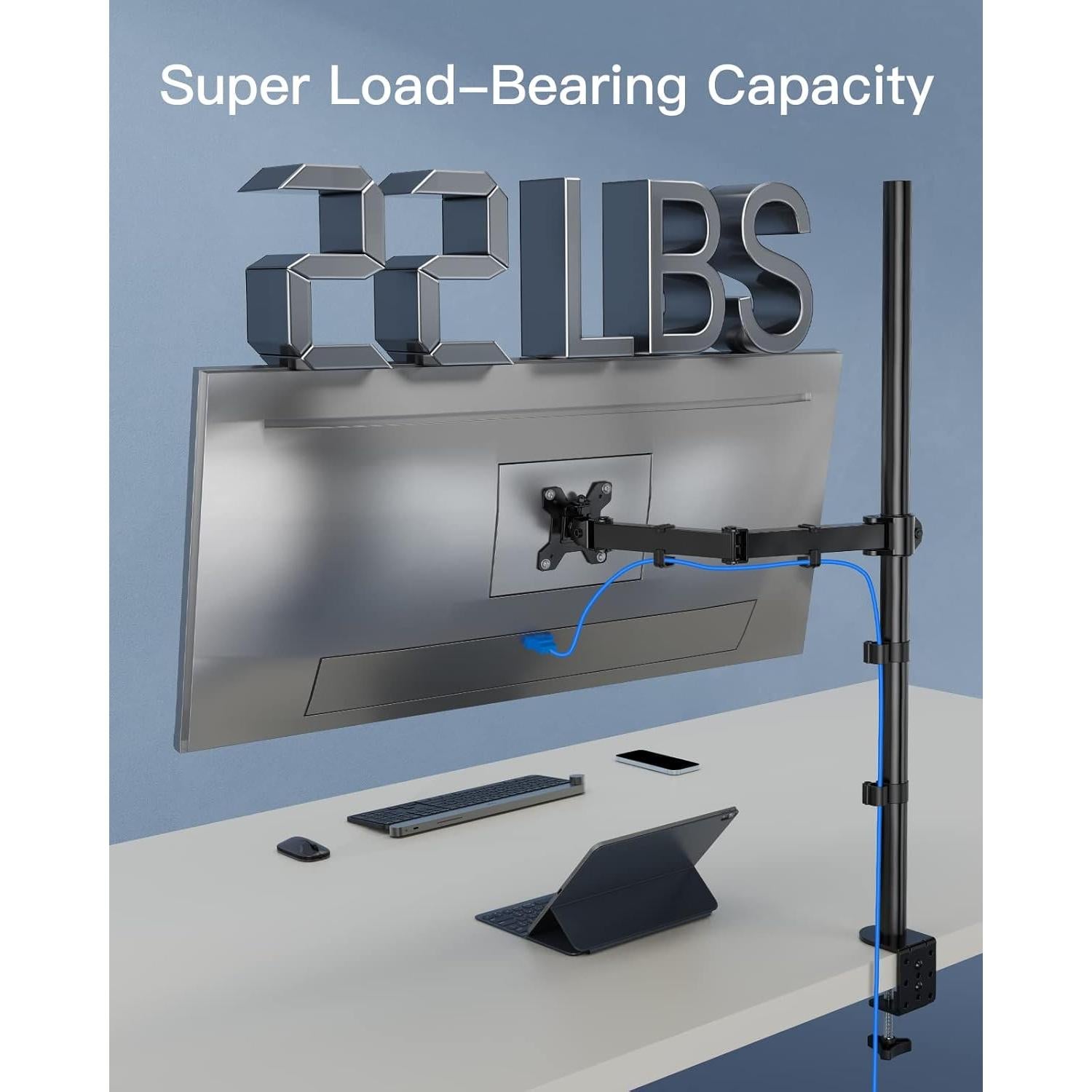 Soporte de Monitor HUANUO Ajustable 99 cm para 13-38"