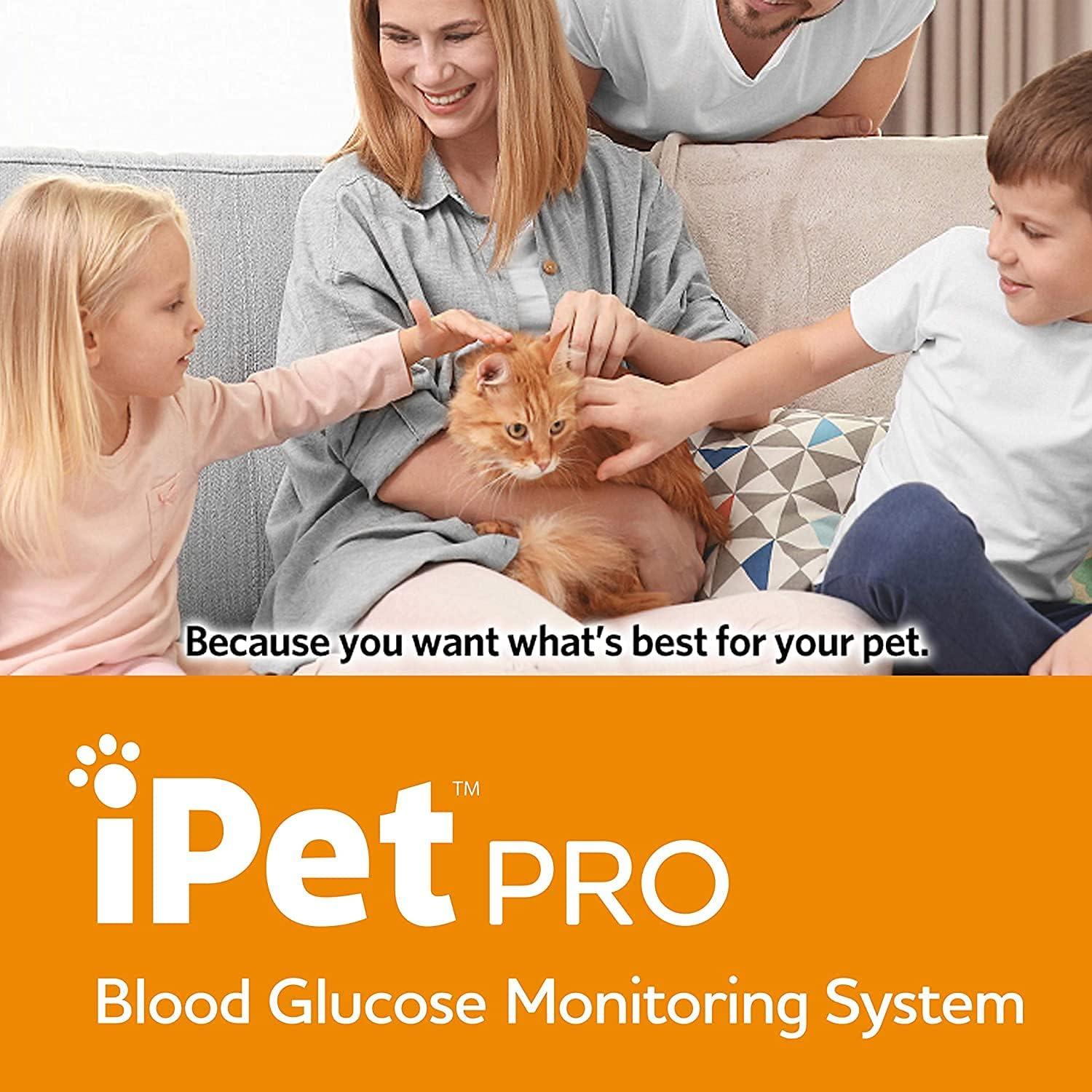 Kit de Monitoreo de Glucosa iPet PRO para Perros y Gatos