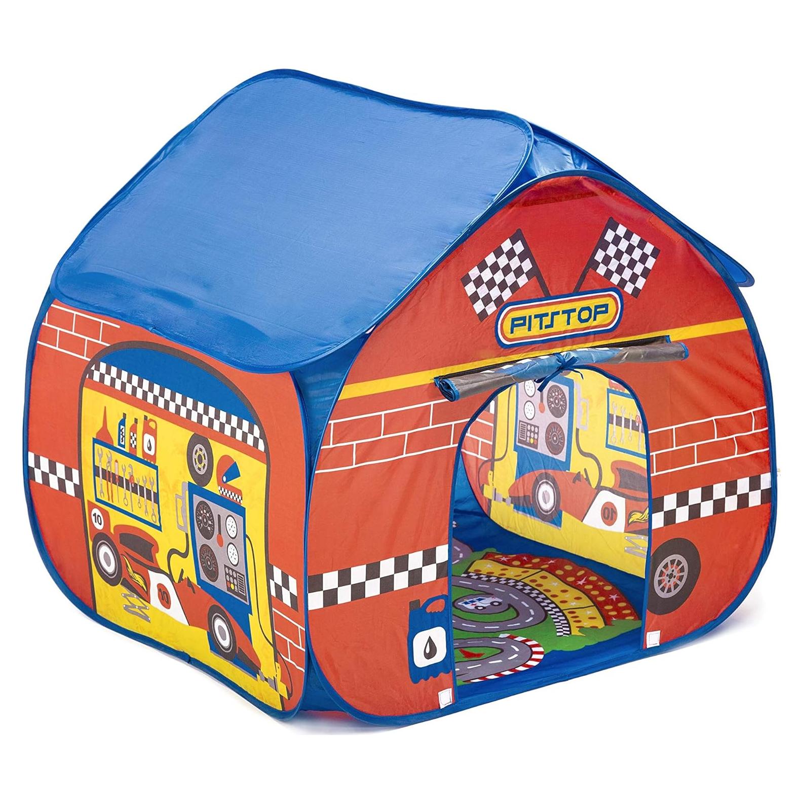Tienda de Parada de Pits Fun2Give con Alfombra 90x90 cm