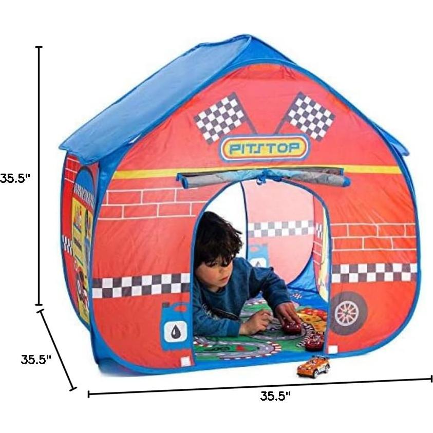 Tienda de Parada de Pits Fun2Give con Alfombra 90x90 cm