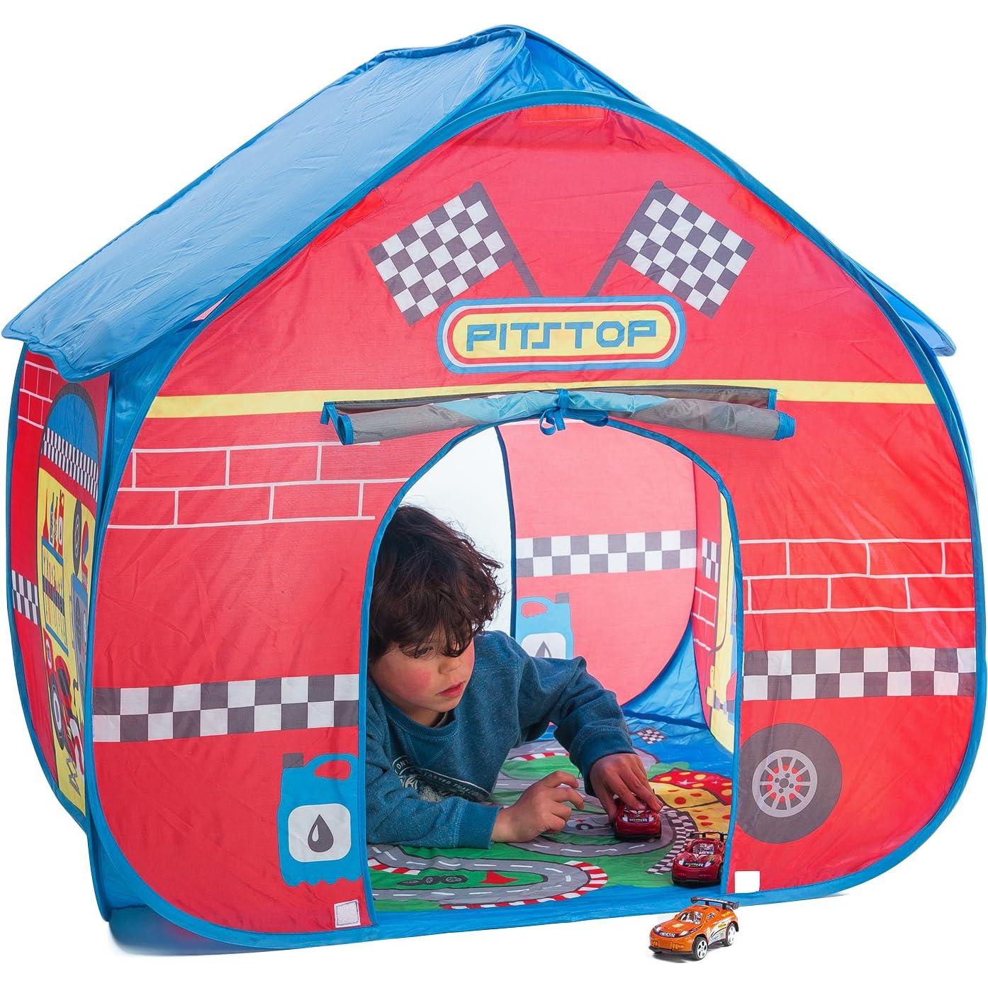 Tienda de Parada de Pits Fun2Give con Alfombra 90x90 cm